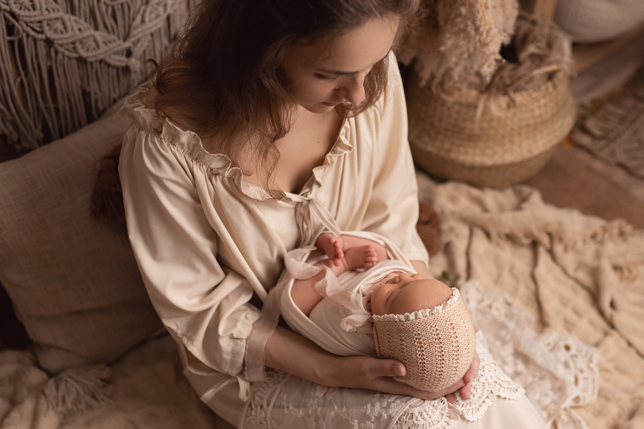 Фотосессия новорождённых. Фотограф новорождённых в Ростове-на-Дону Алина Морозова