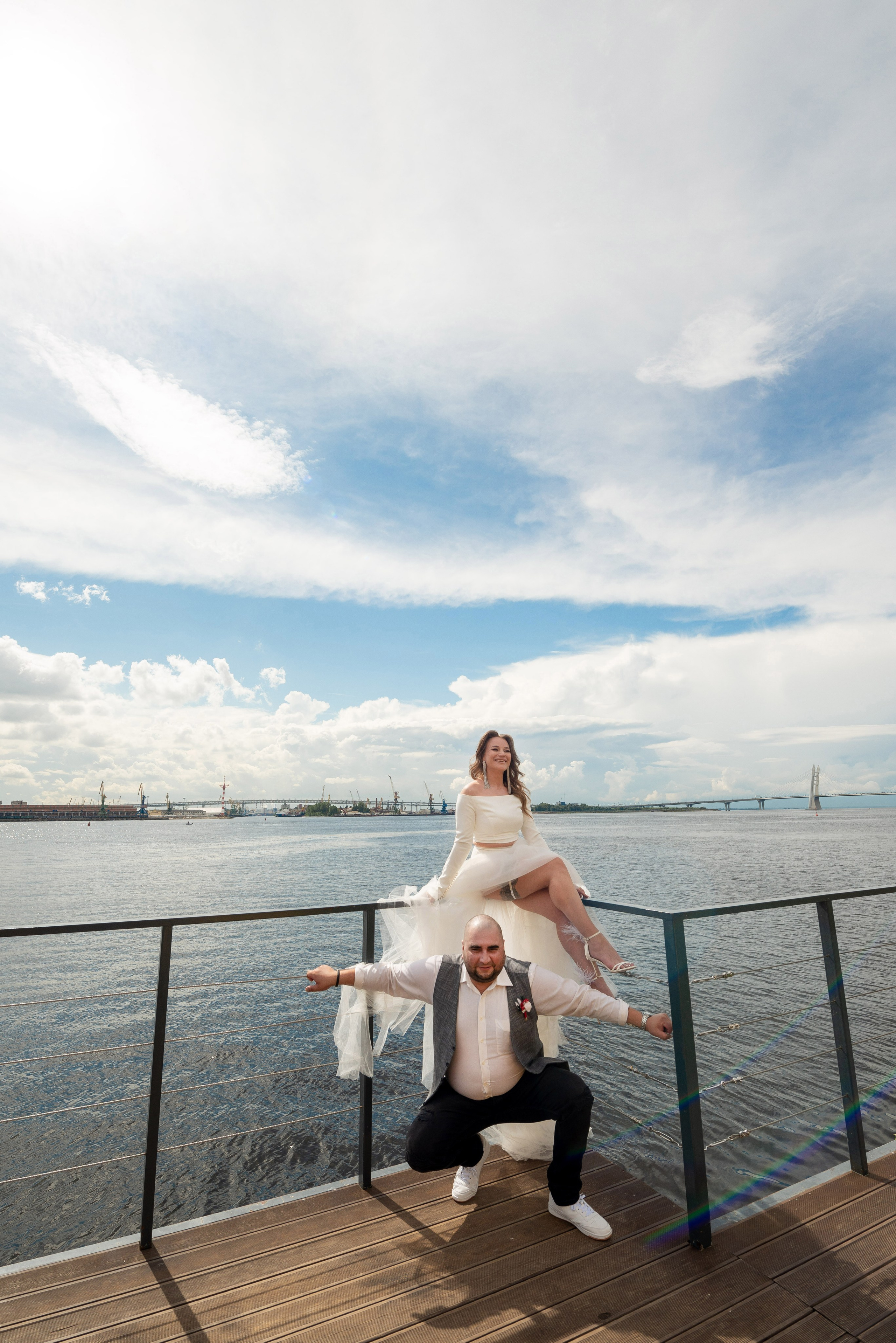 Экстравагантная свадебная фотосессия Светланы и Славы по нетрадиционным и оригинальным местам для свадебной прогулки в Санкт-Петербурге. Портретный, семейный и свадебный фотограф в Санкт-Петербурге и в Пушкине Ширяев Денис