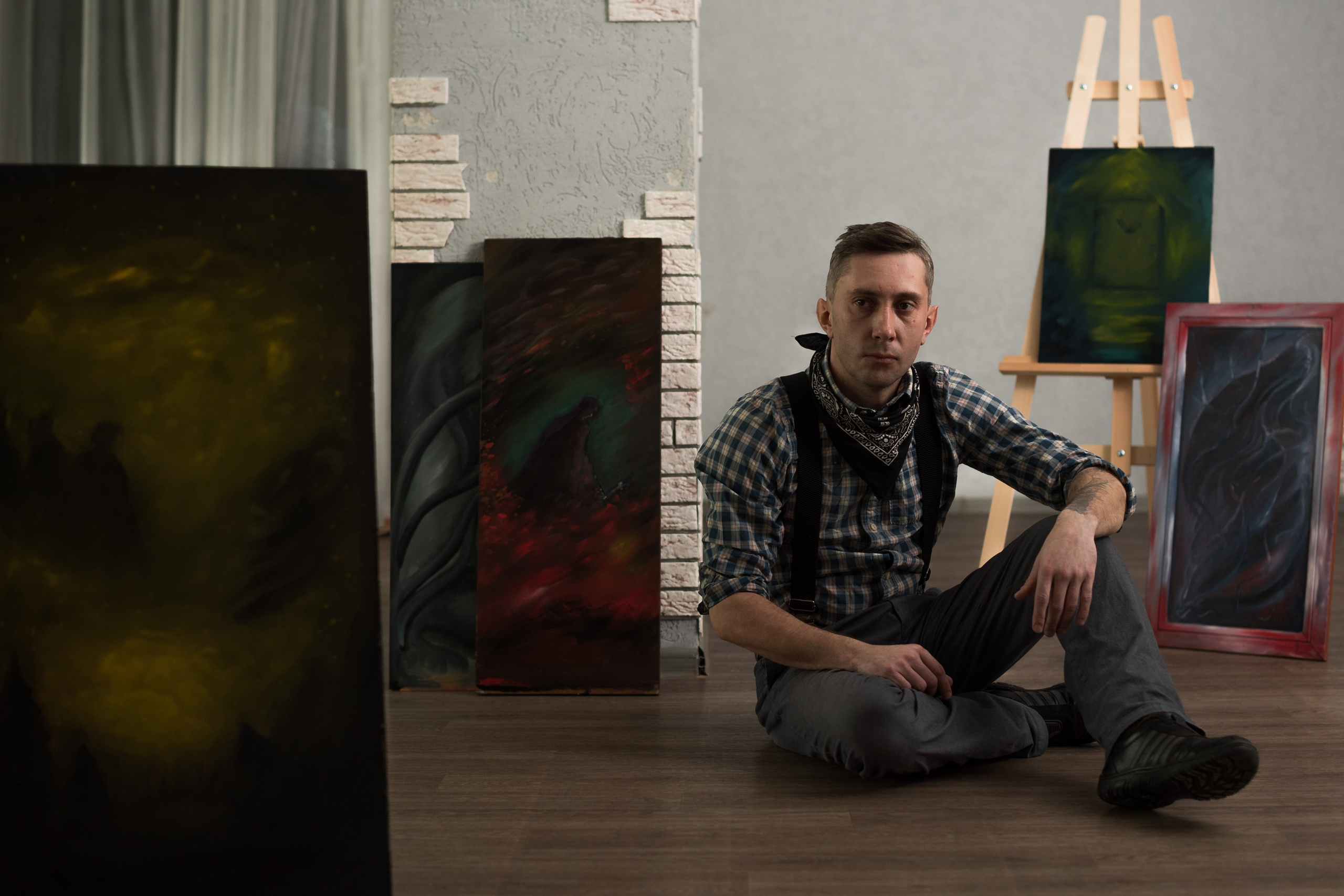 Контентная фотосессия для художника. Контент фотограф в Перми Нина Березина