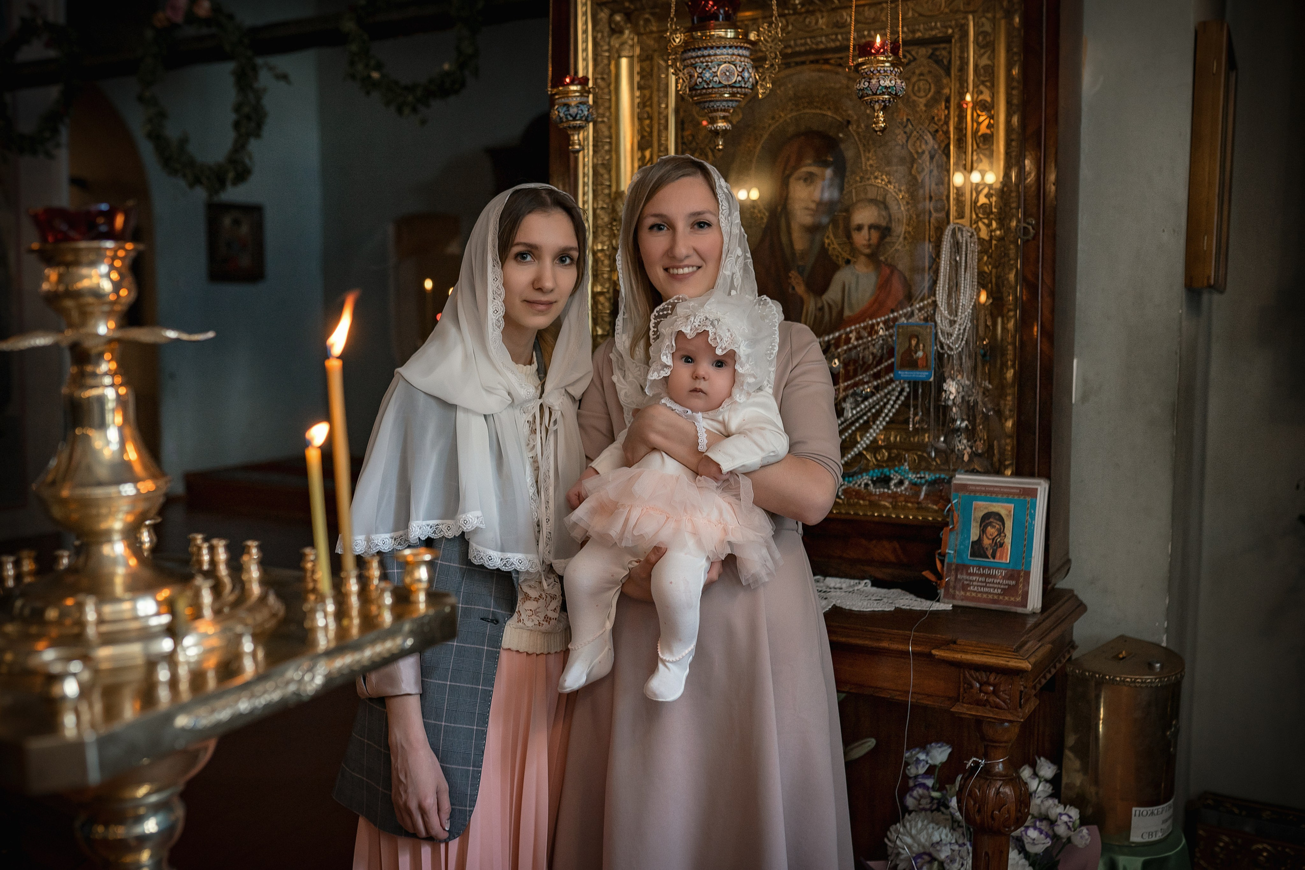 Крещение Софии. Фотограф Крещения и Венчания в Москве