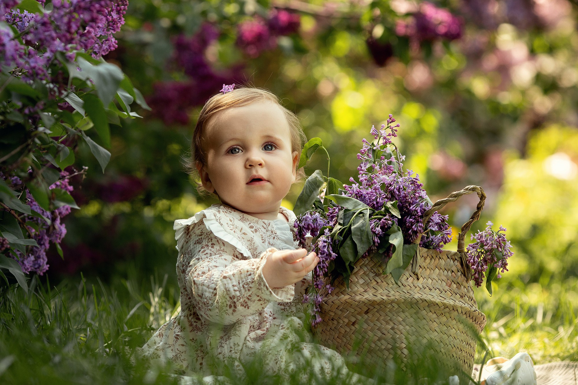 Сиреневая сказка с малышами. Tatyana Nadezhdina Family photographer