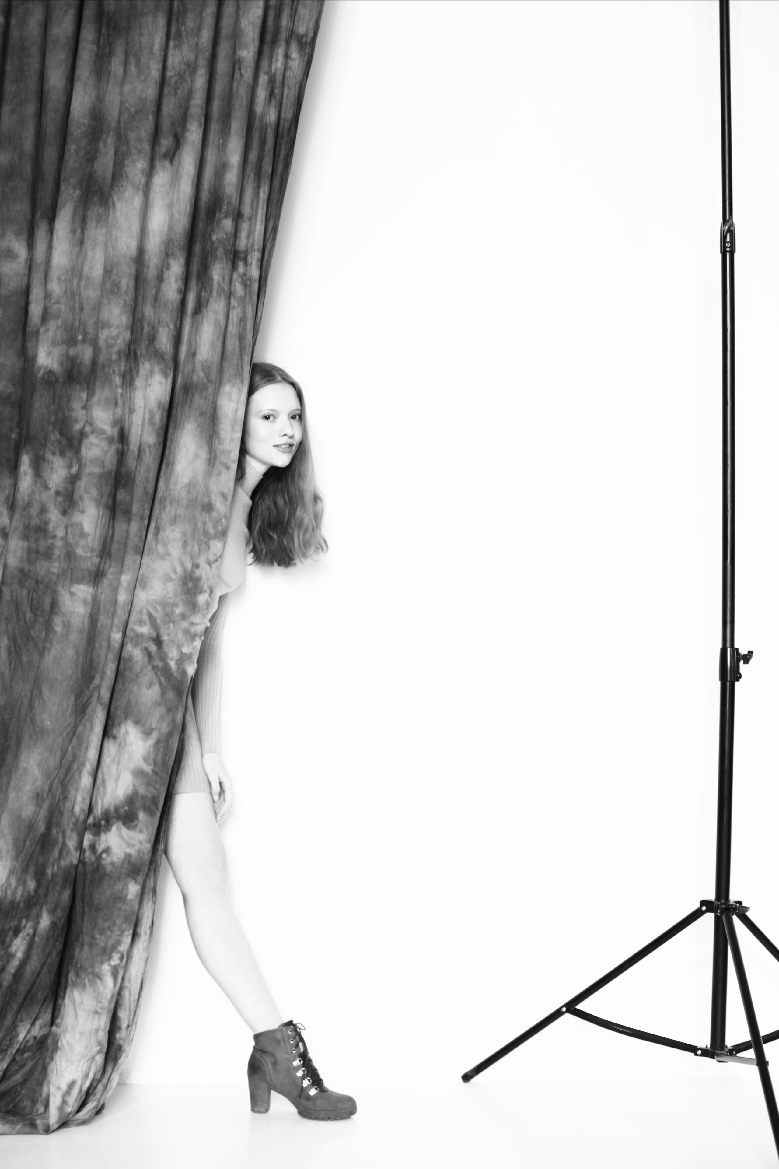 студийный портрет с фотокурсов фото Владимир Лёвин