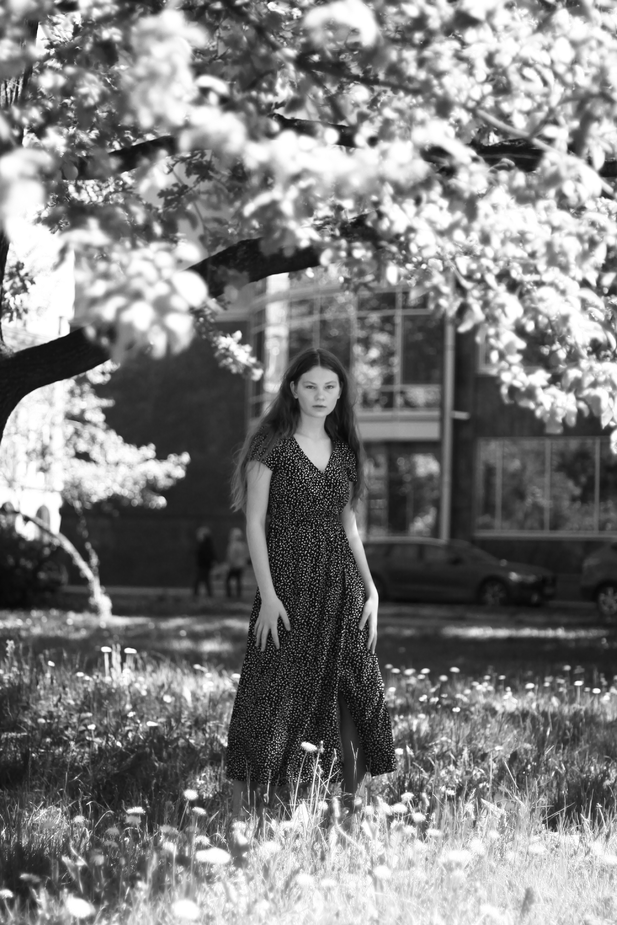 уличная портретная съемка в городском парке Санкт-Петербурга фото Владимир Лёвин