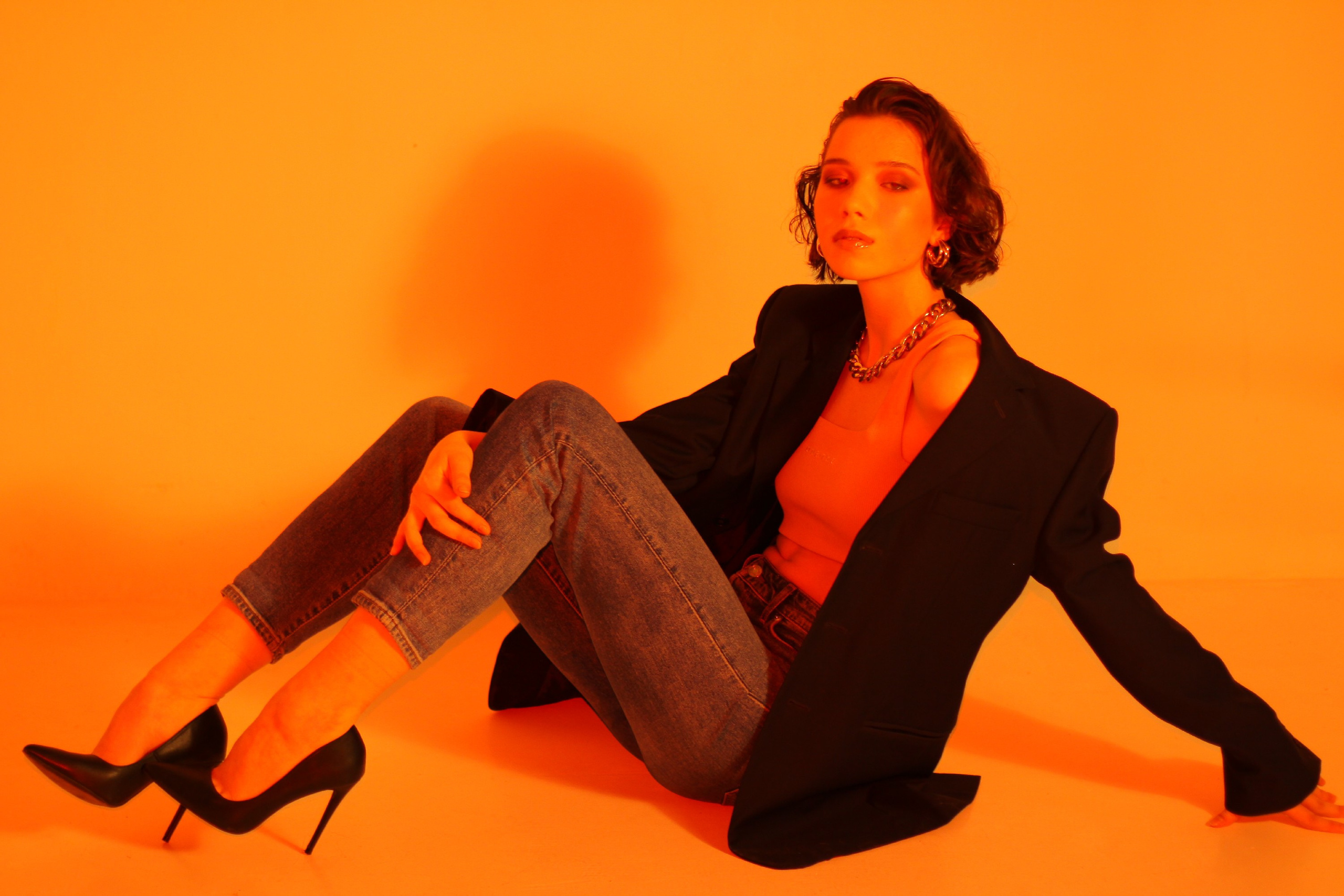 портрет с цветными фильтрами на фотокурсе для новичка фото Владимир Лёвин