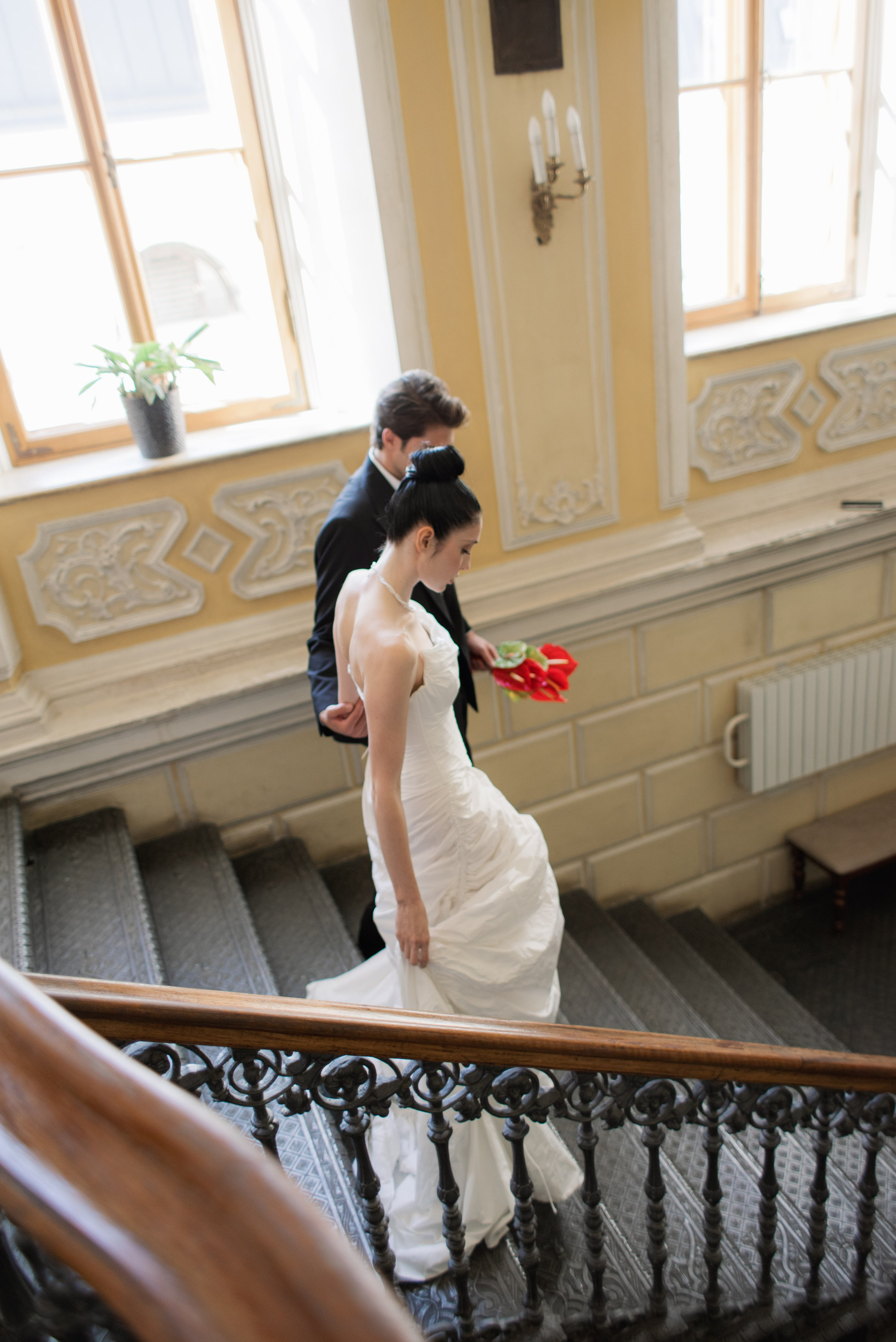 Свадебная церемония, фотосессия в библиотека-читальни А.С. Пушкина