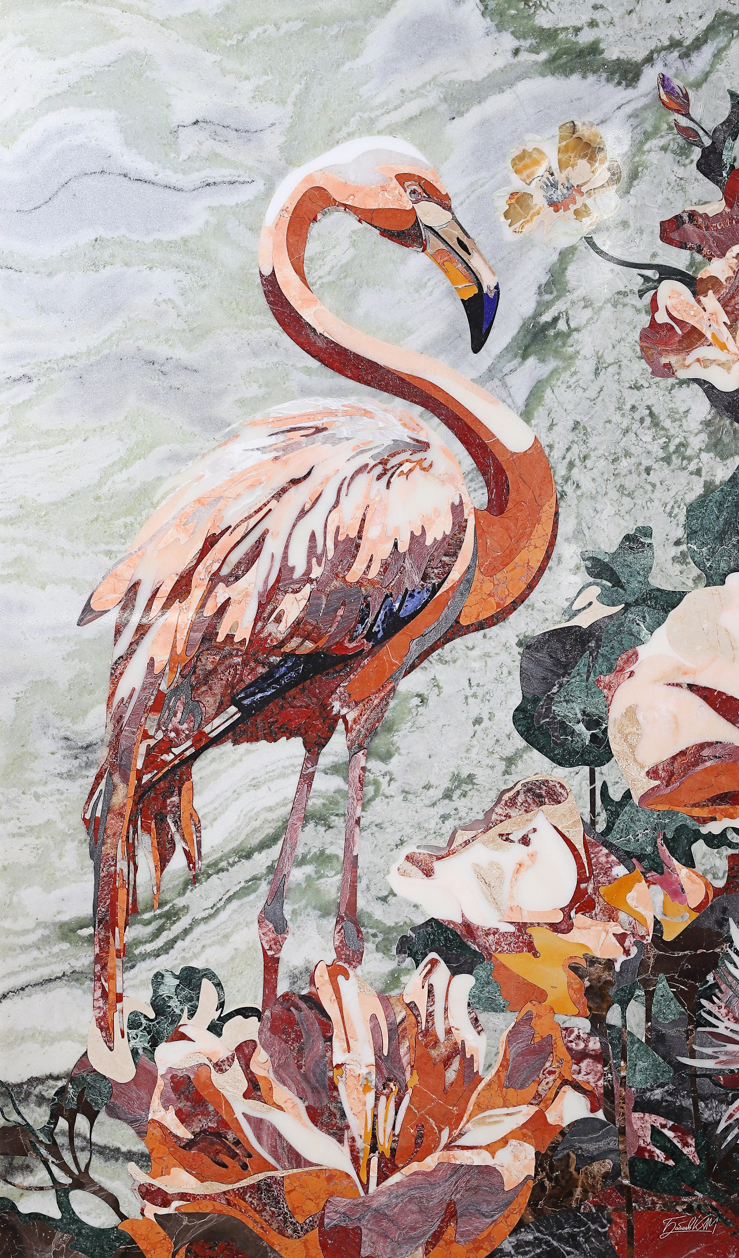 Флорентийская мозаика, картины из камня. Производство компании КАМ.