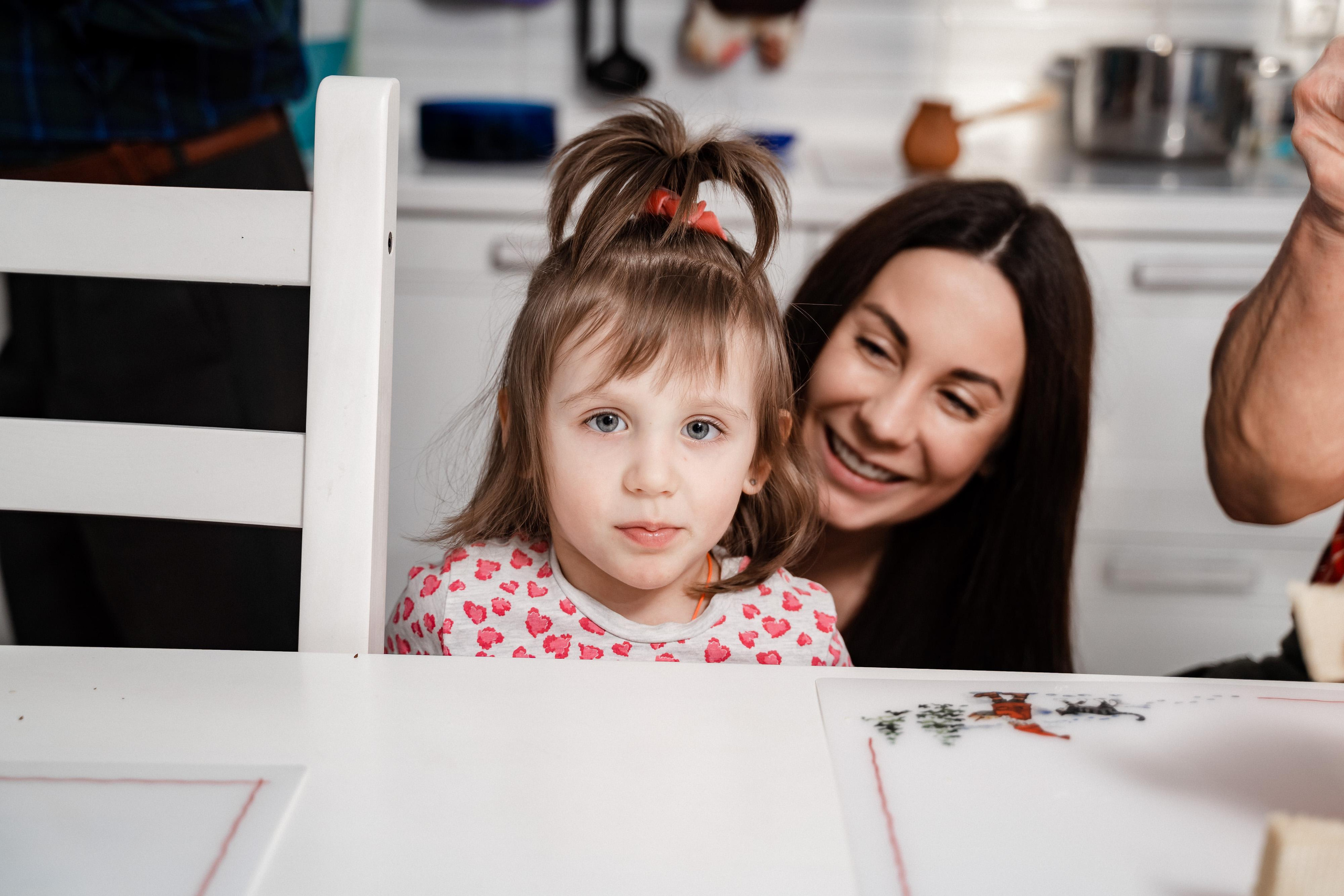 Домашняя фотосессия для Ксении и ее семьи