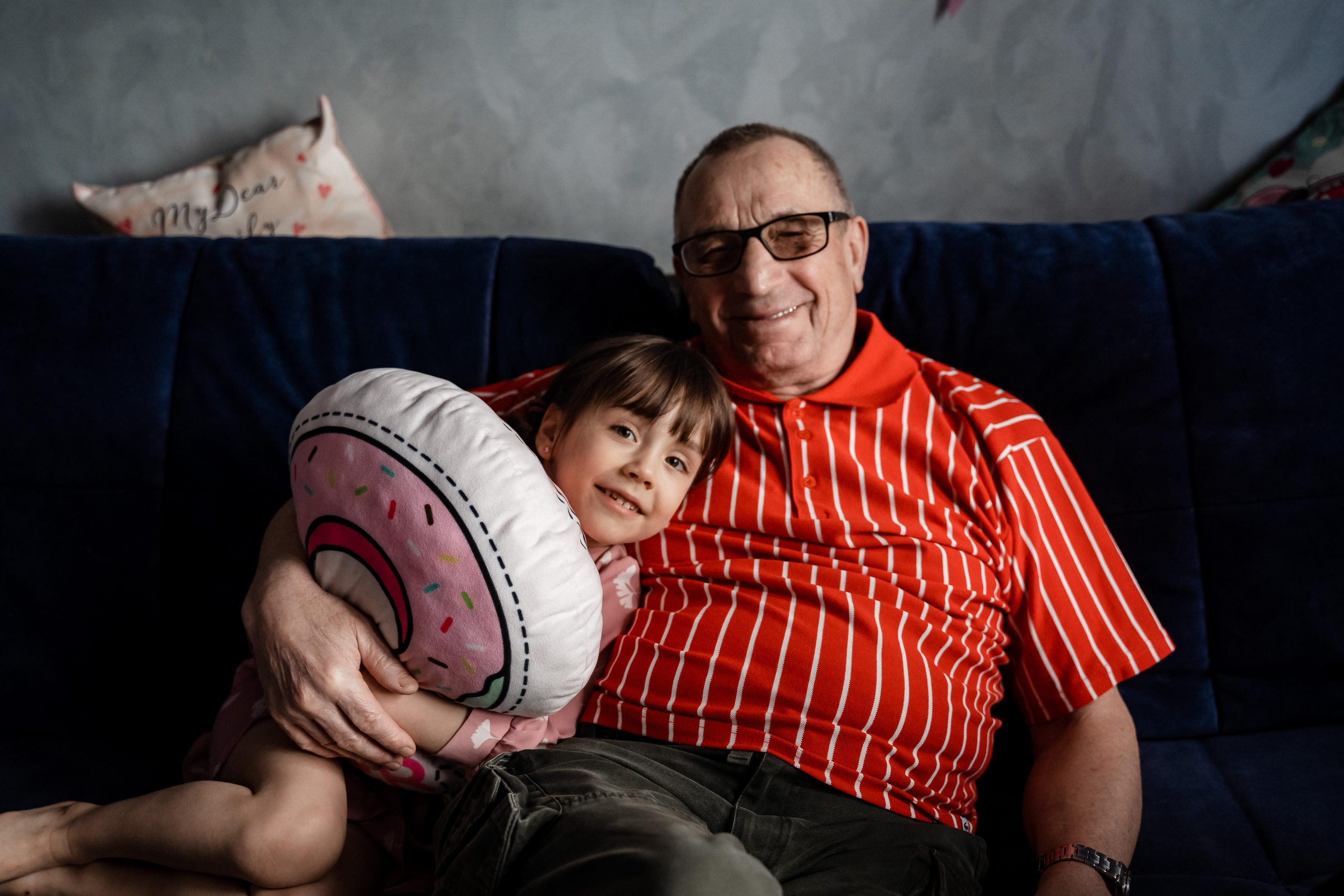 Домашняя фотосессия для Ксении и ее семьи