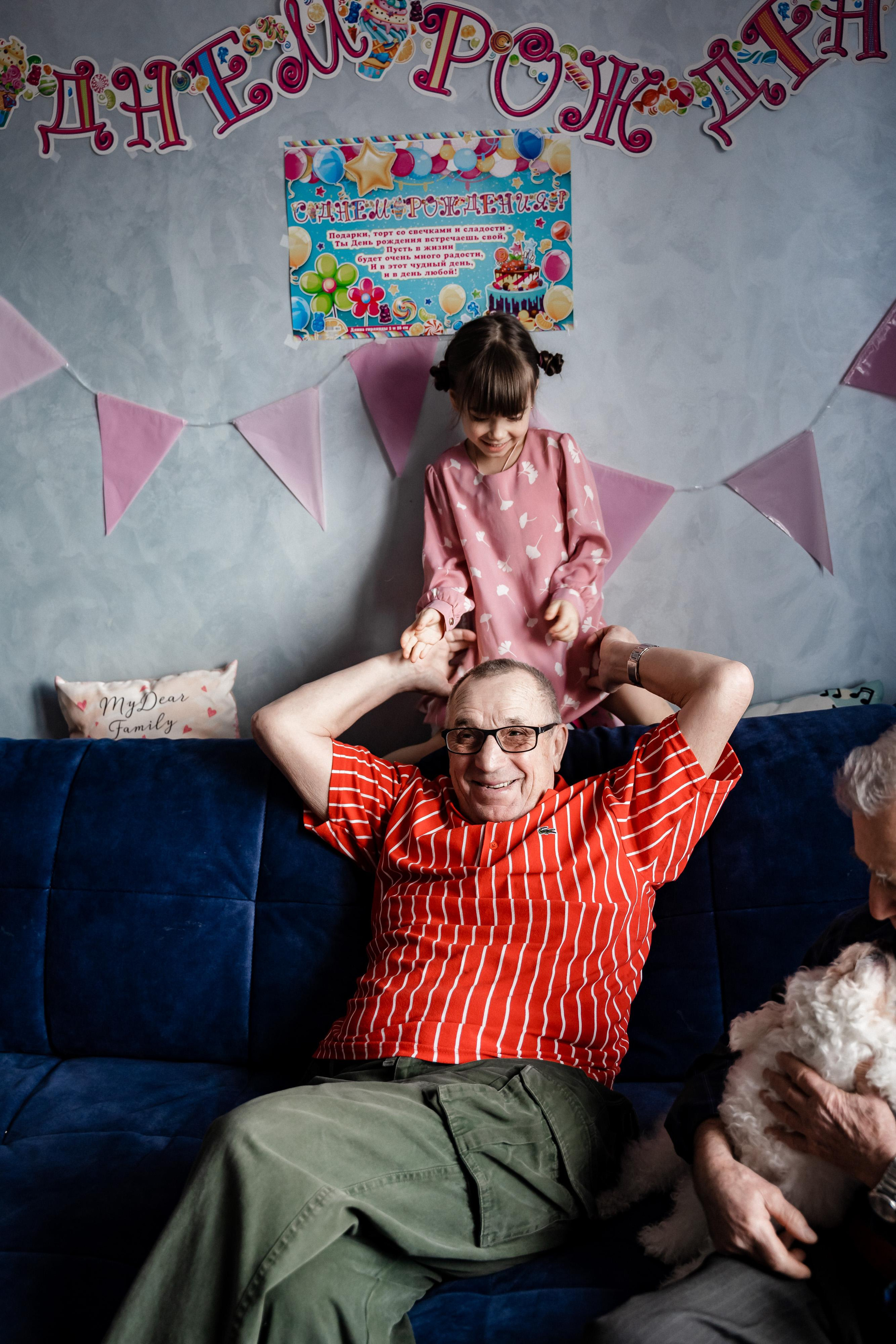 Домашняя фотосессия для Ксении и ее семьи