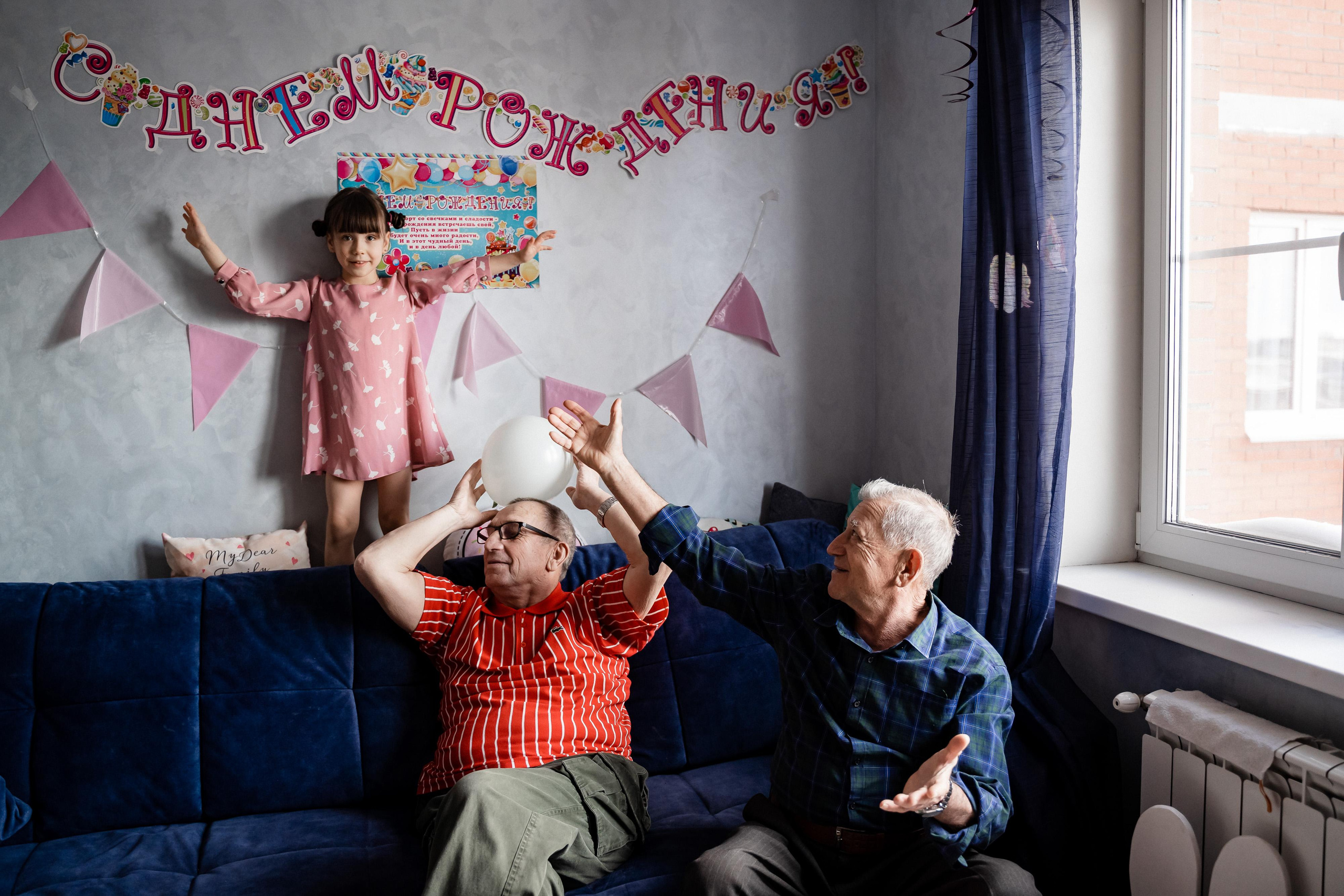 Домашняя фотосессия для Ксении и ее семьи