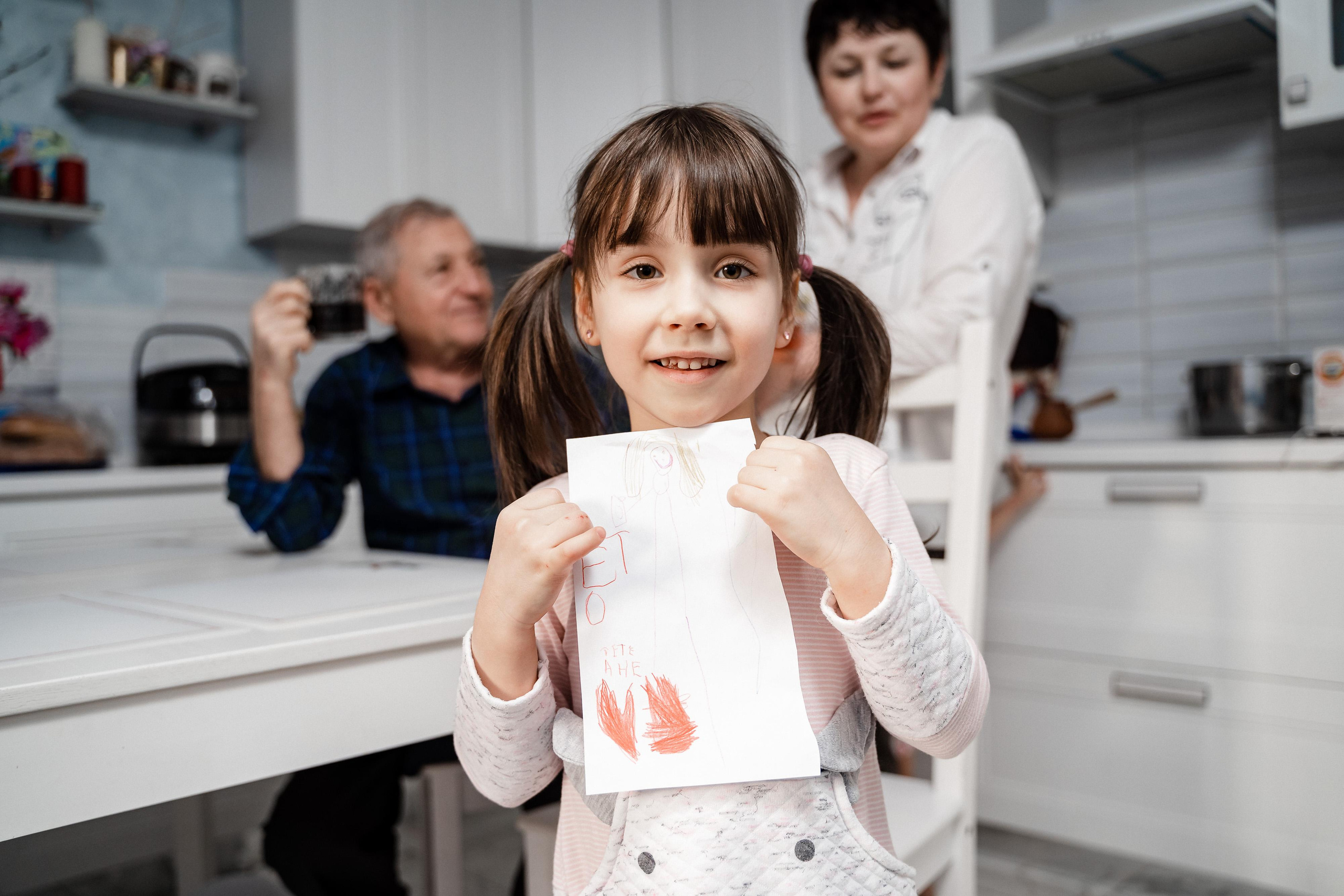 Домашняя фотосессия для Ксении и ее семьи