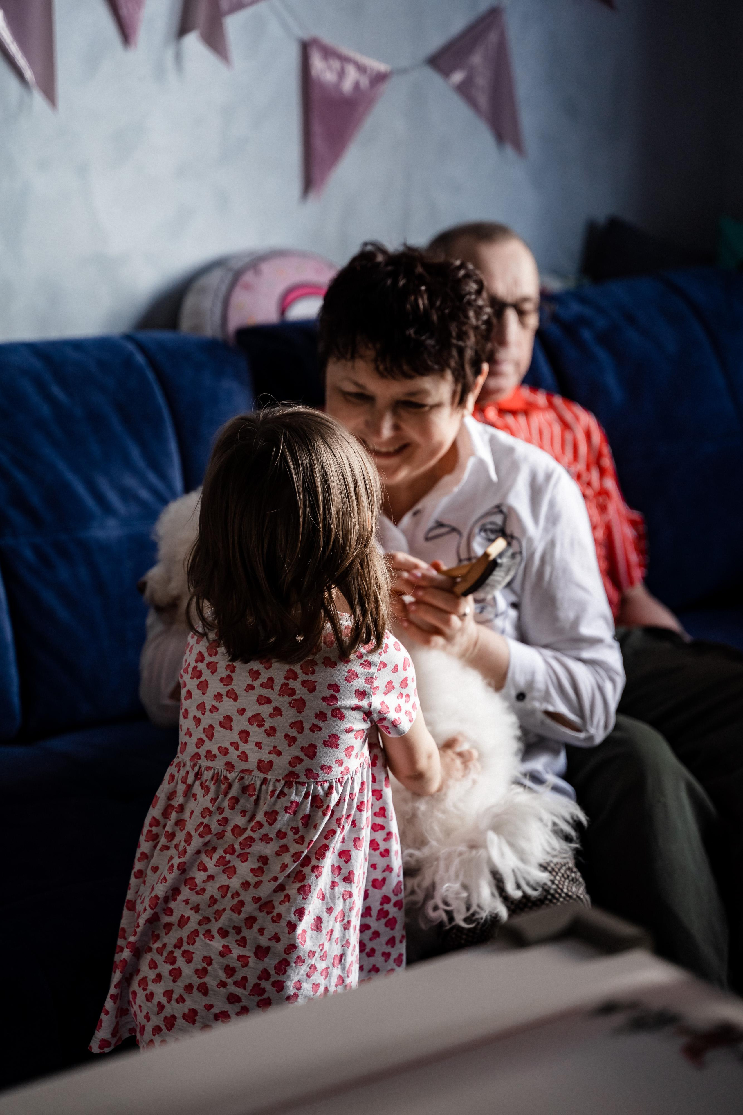 Домашняя фотосессия для Ксении и ее семьи