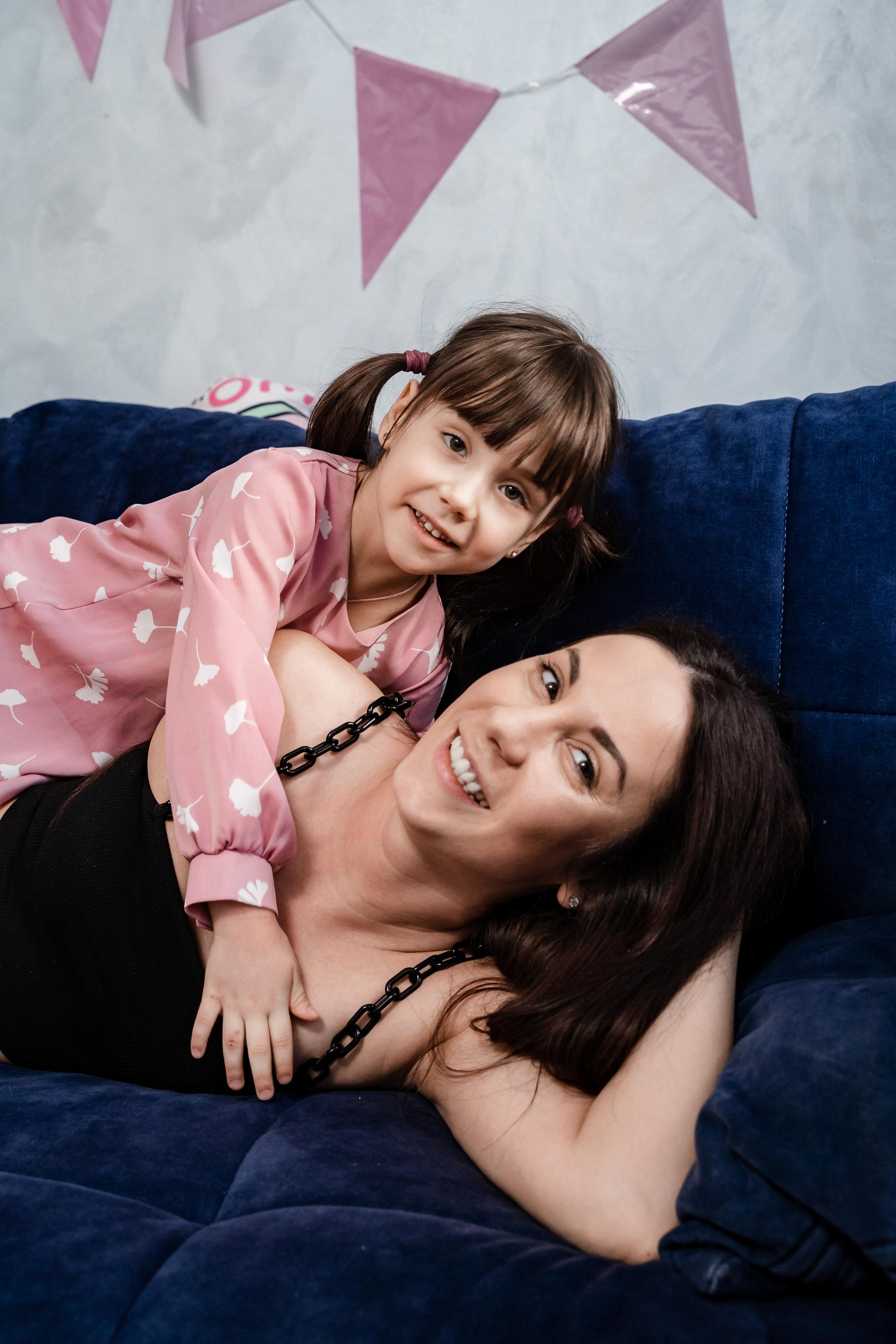 Домашняя фотосессия для Ксении и ее семьи