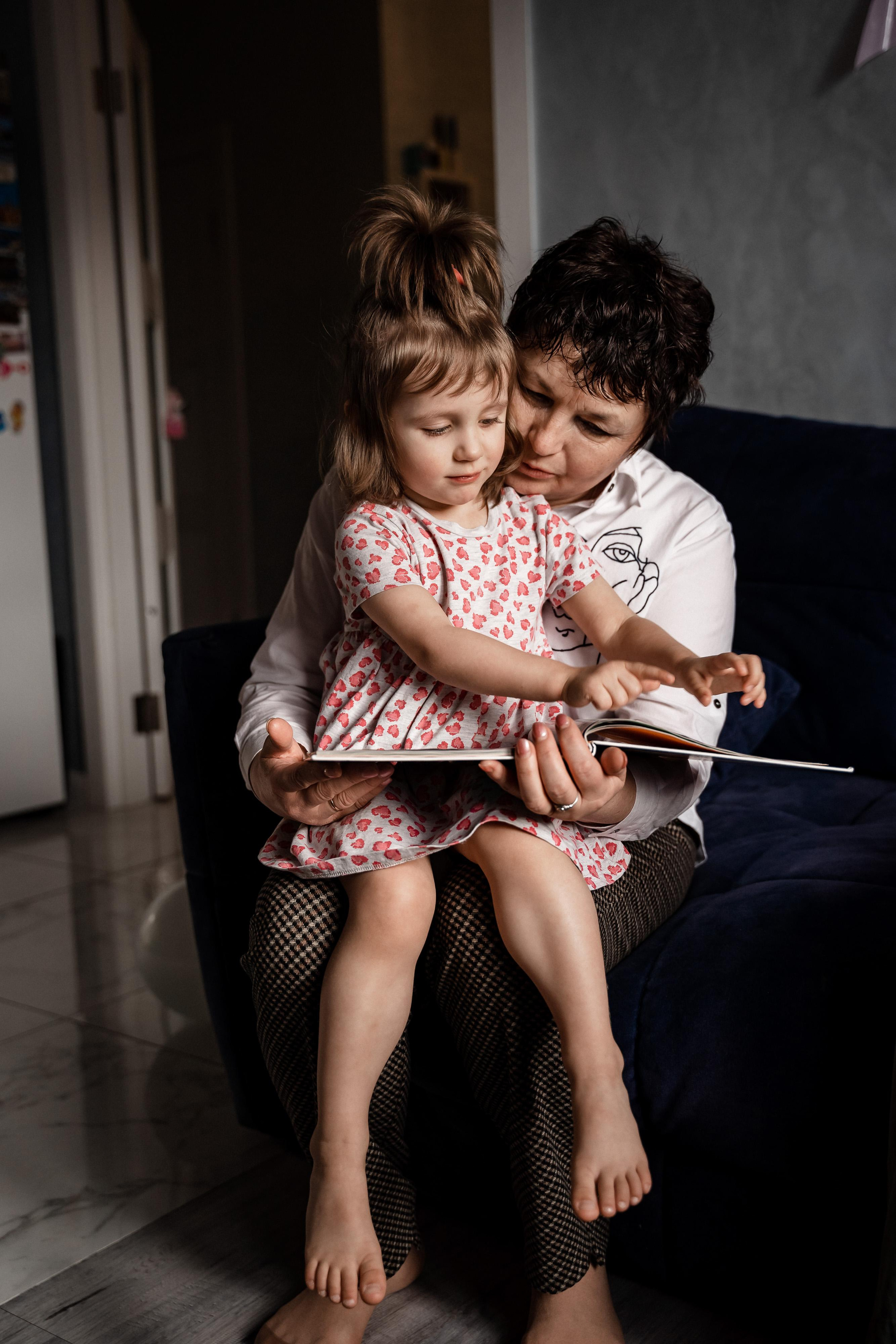 Домашняя фотосессия для Ксении и ее семьи