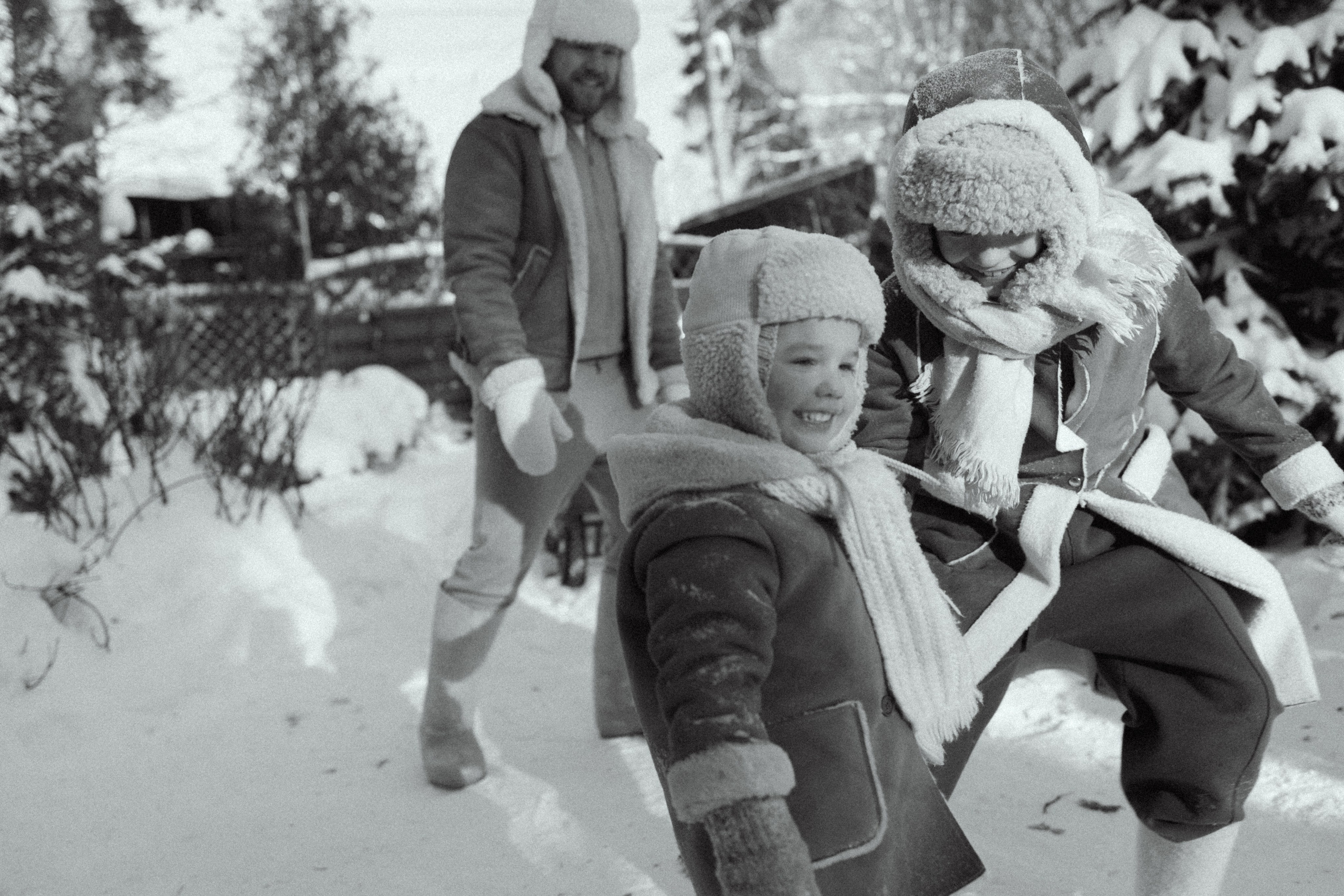 Зимняя фотосессия. Семейный фотограф Москва Юлиана Фетисова