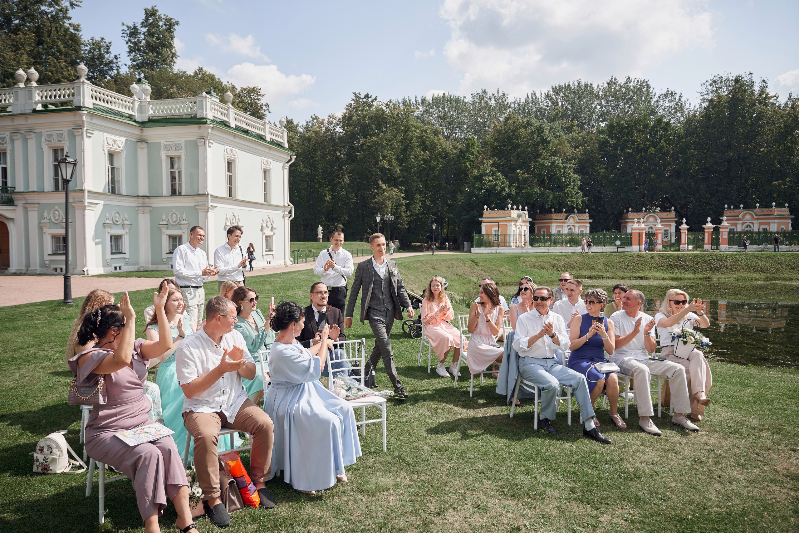 Свадебняа Фотосессия Николая и Анастасии в Кусково
