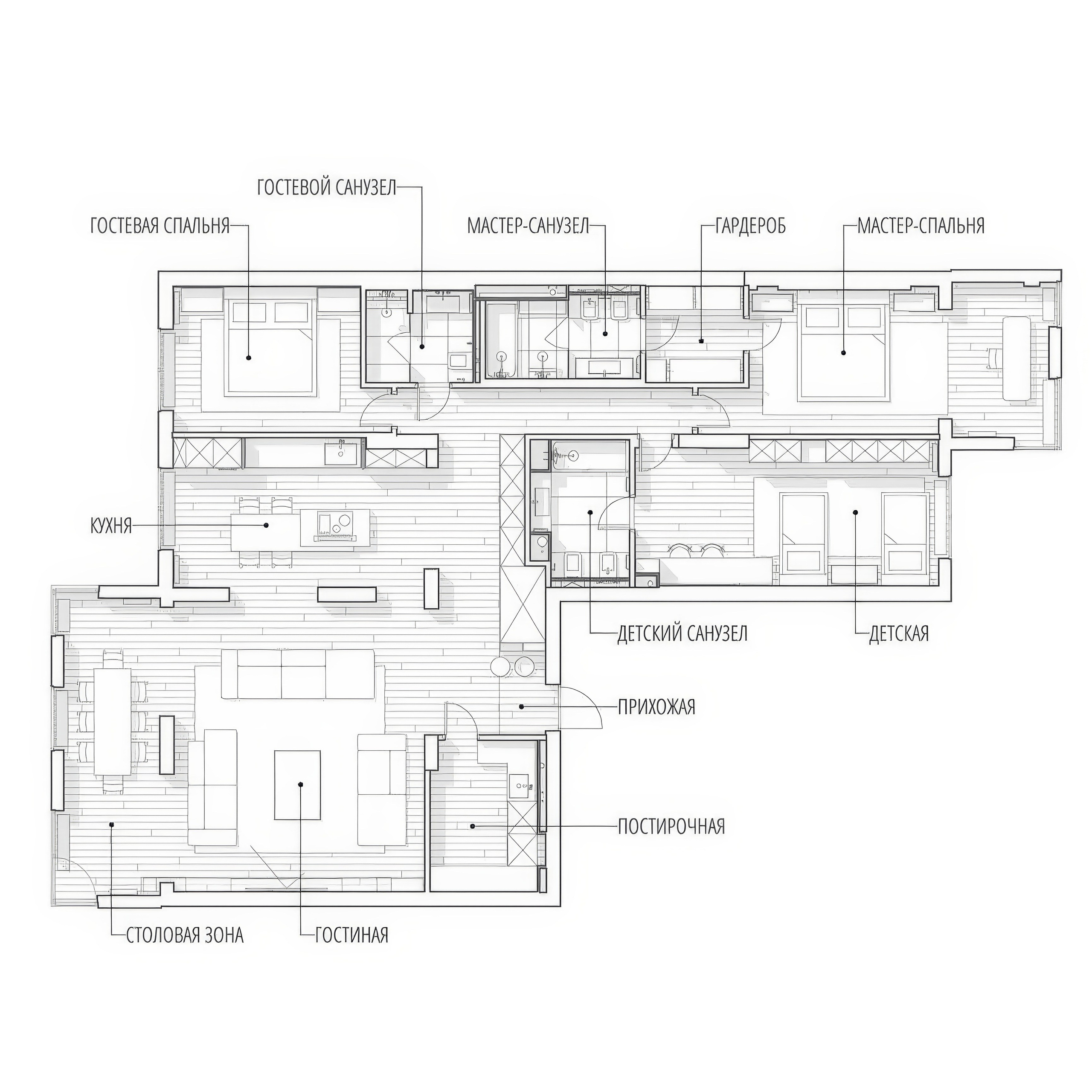 Планировочное решение квартиры — «живые планировки» под вашу жизнь | Дизайнер интерьера Валерия Котович