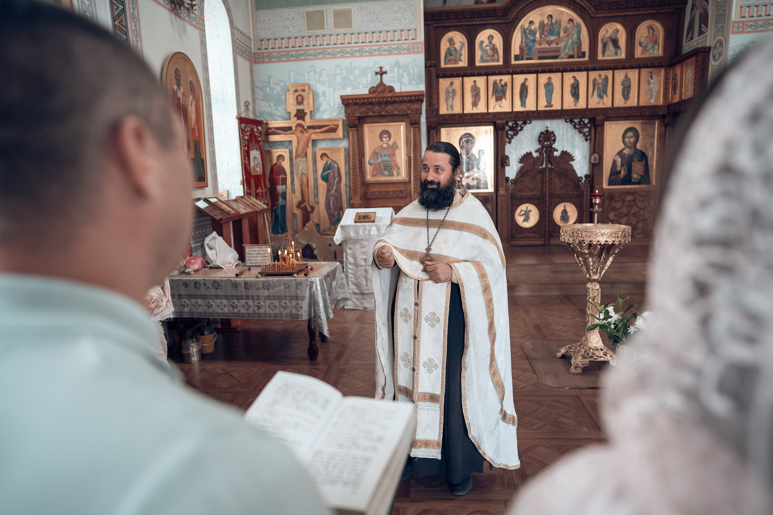 Крещение в храме Романа Исповедника г. Севастополь. Церковный фотограф Севастополь