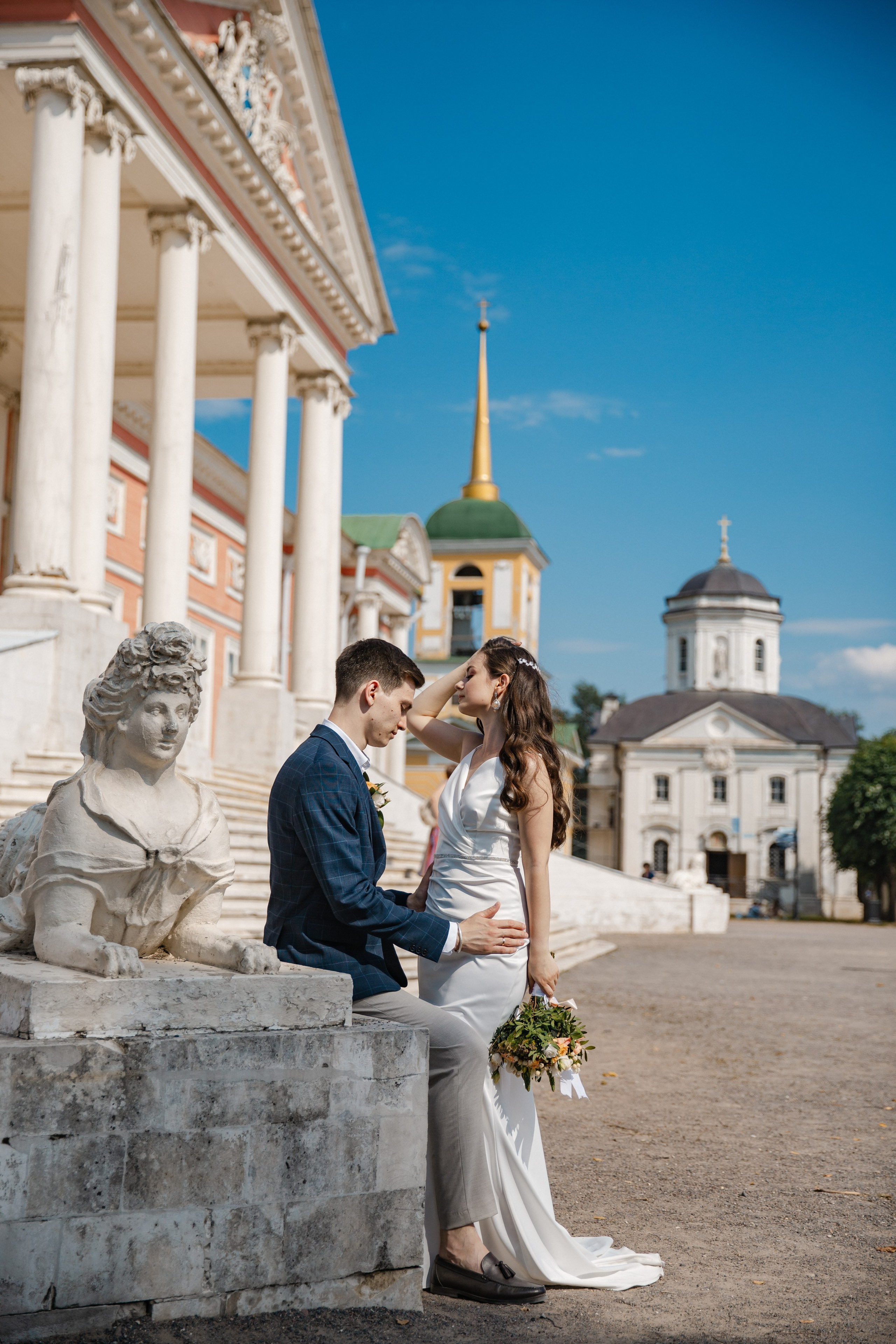 Свадебная фотосессия в Кусково. Фотограф и видеограф Анна Домашенко