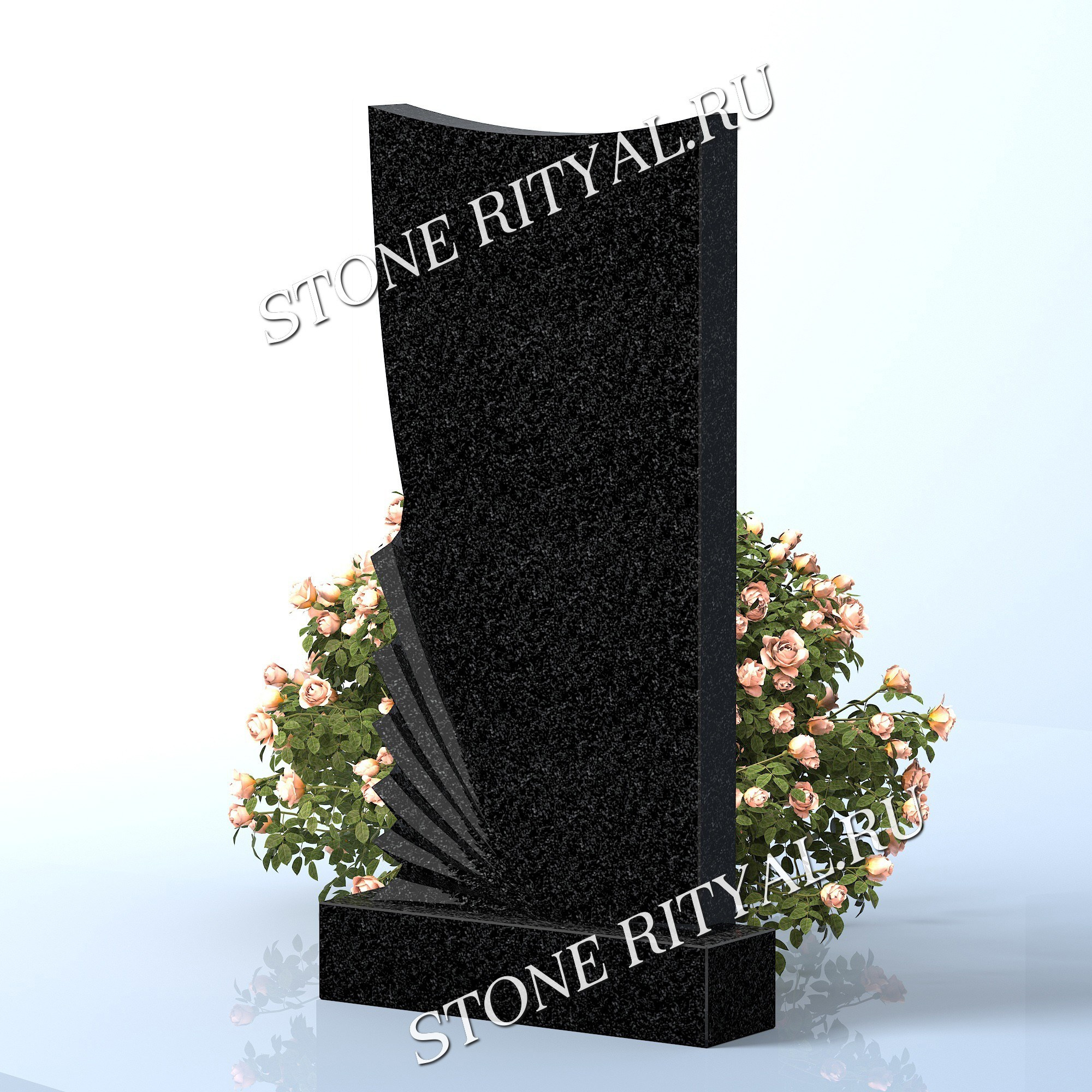 Вертикальные памятники прямые. Изготовление и установка памятников в Москве и МО