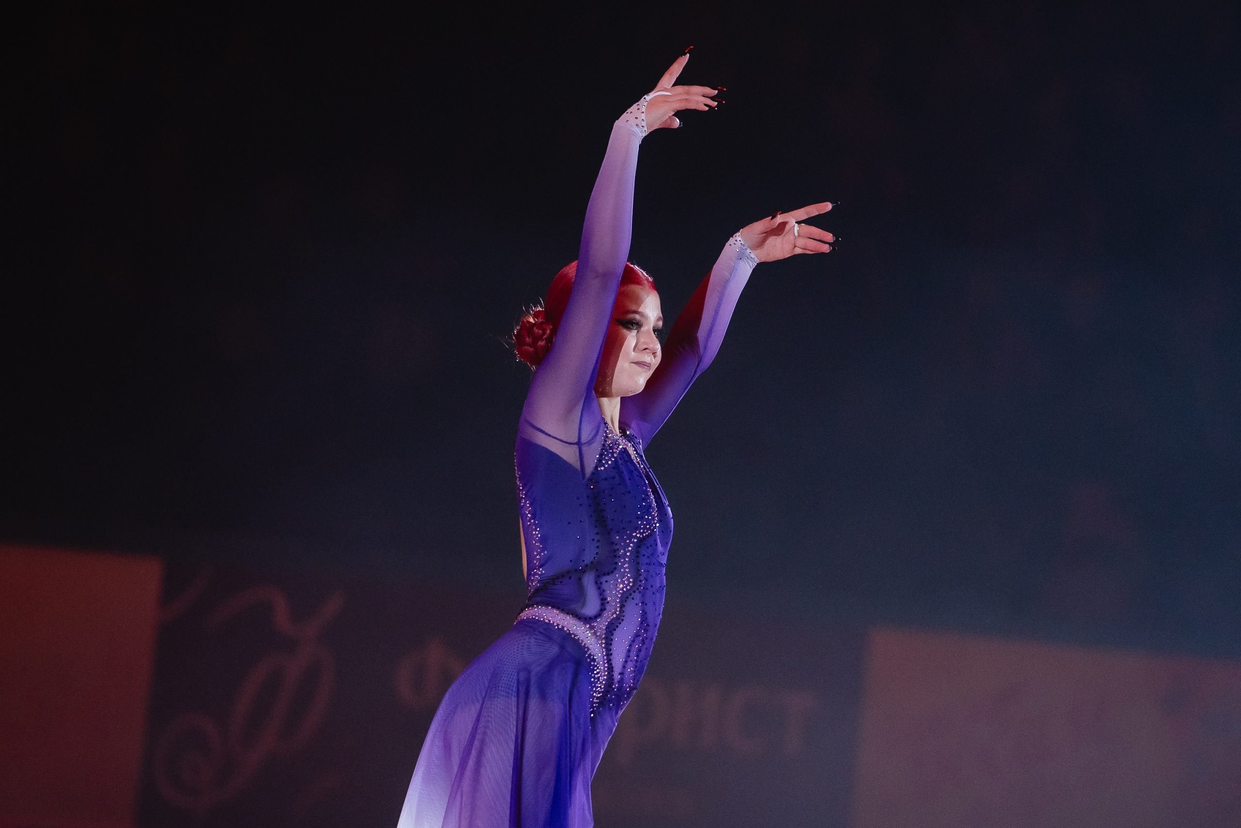 Шоу «Чемпионы на льду» в Новосибирске. Воробьева Ксения — Спортивный и танцевальный фотограф Новосибирск