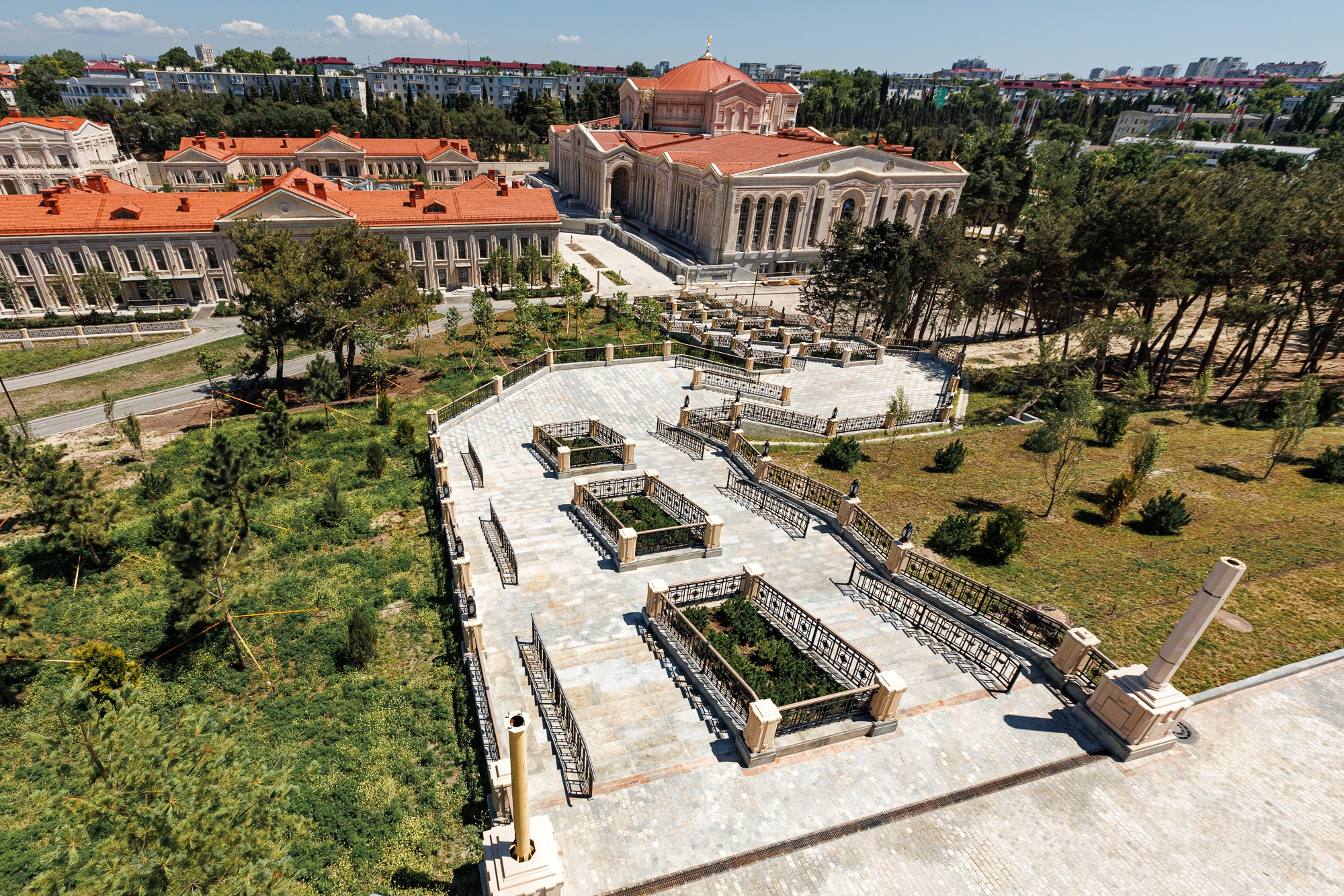 Новый Херсонес в Севастополе, гранитная облицовка Росгранит. Свадебный фотограф, фотосъемка в Крыму, Севастополе, Симферополе, Ялте