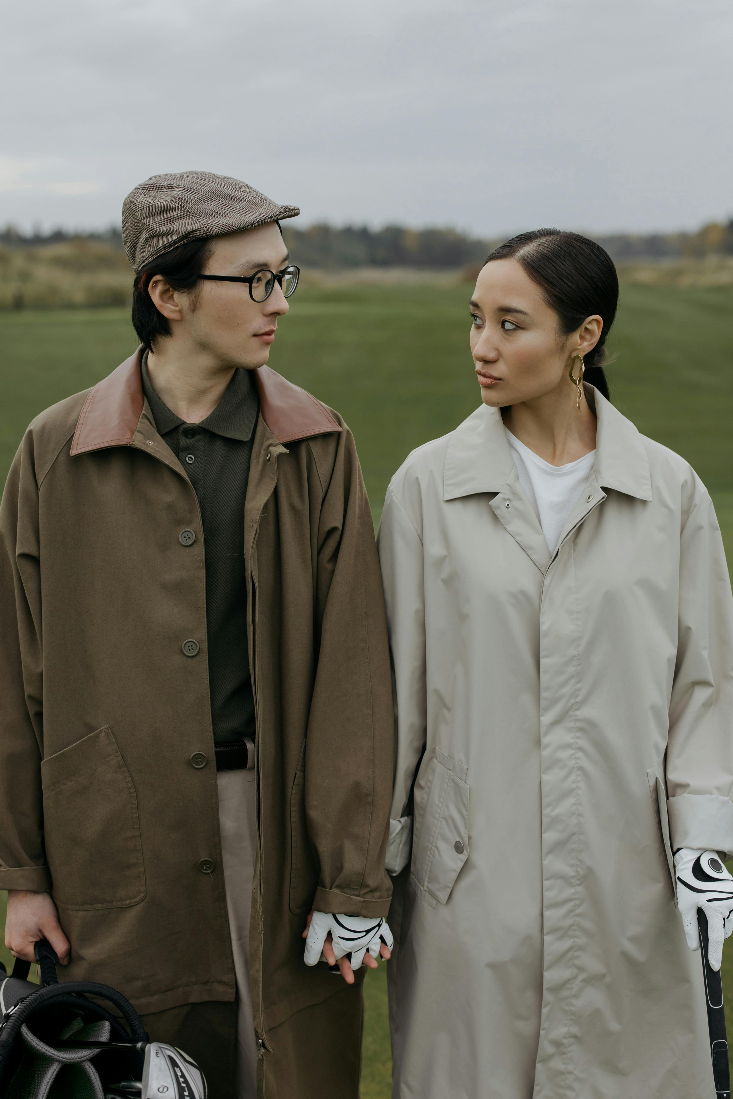 ГОЛЬФ В СТИЛЕ РЕТРО: ФОТОСЕССИЯ НА ПОЛЕ. Свадебный фотограф в Санкт-Петербурге Алиса Беликова