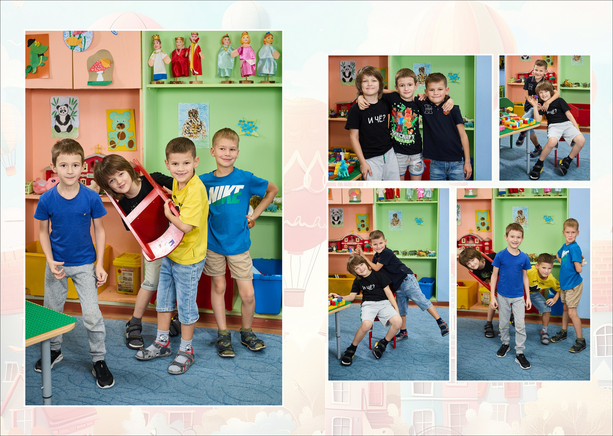 Выпускные альбомы для детского сада. Школьный фотограф Сергей Беликов