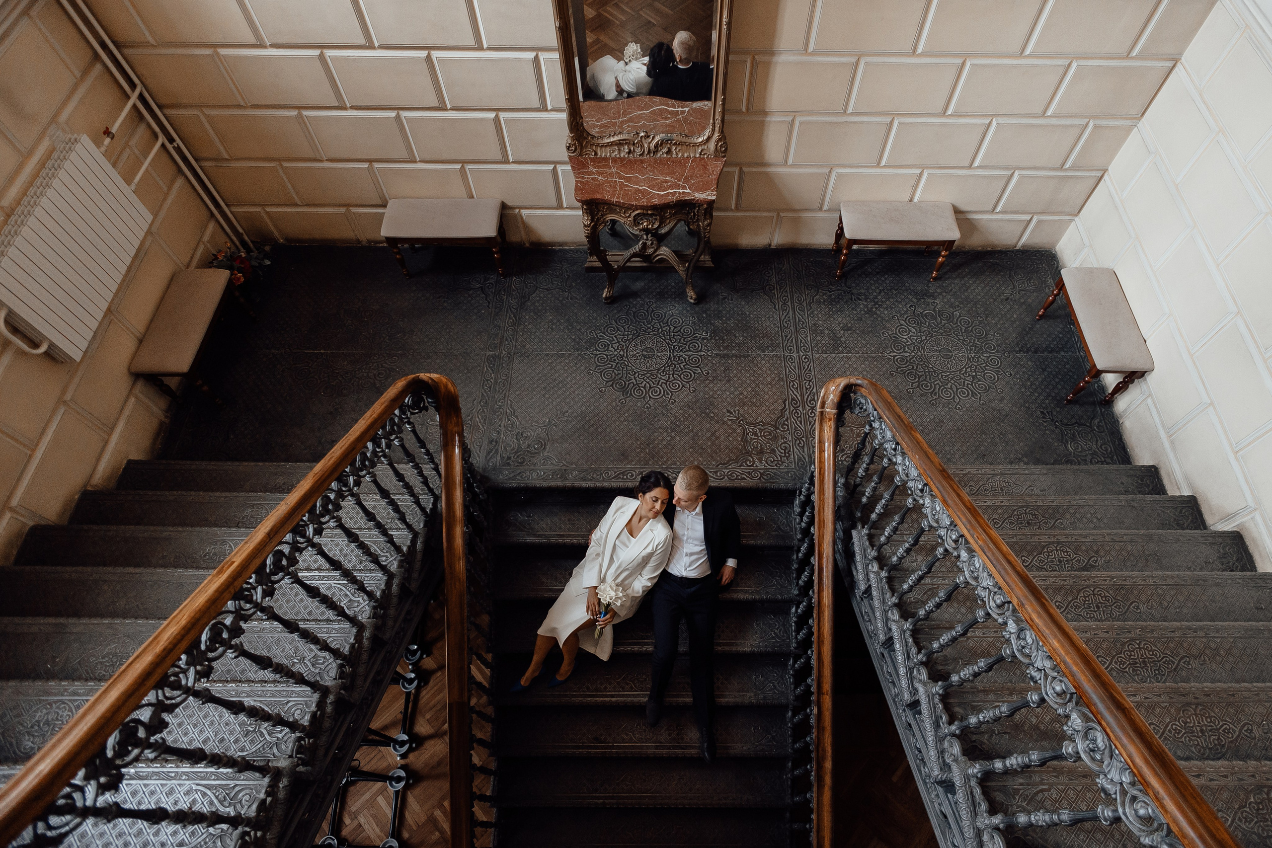 свадебная фотосессия в библиотеке читальне Пушкина