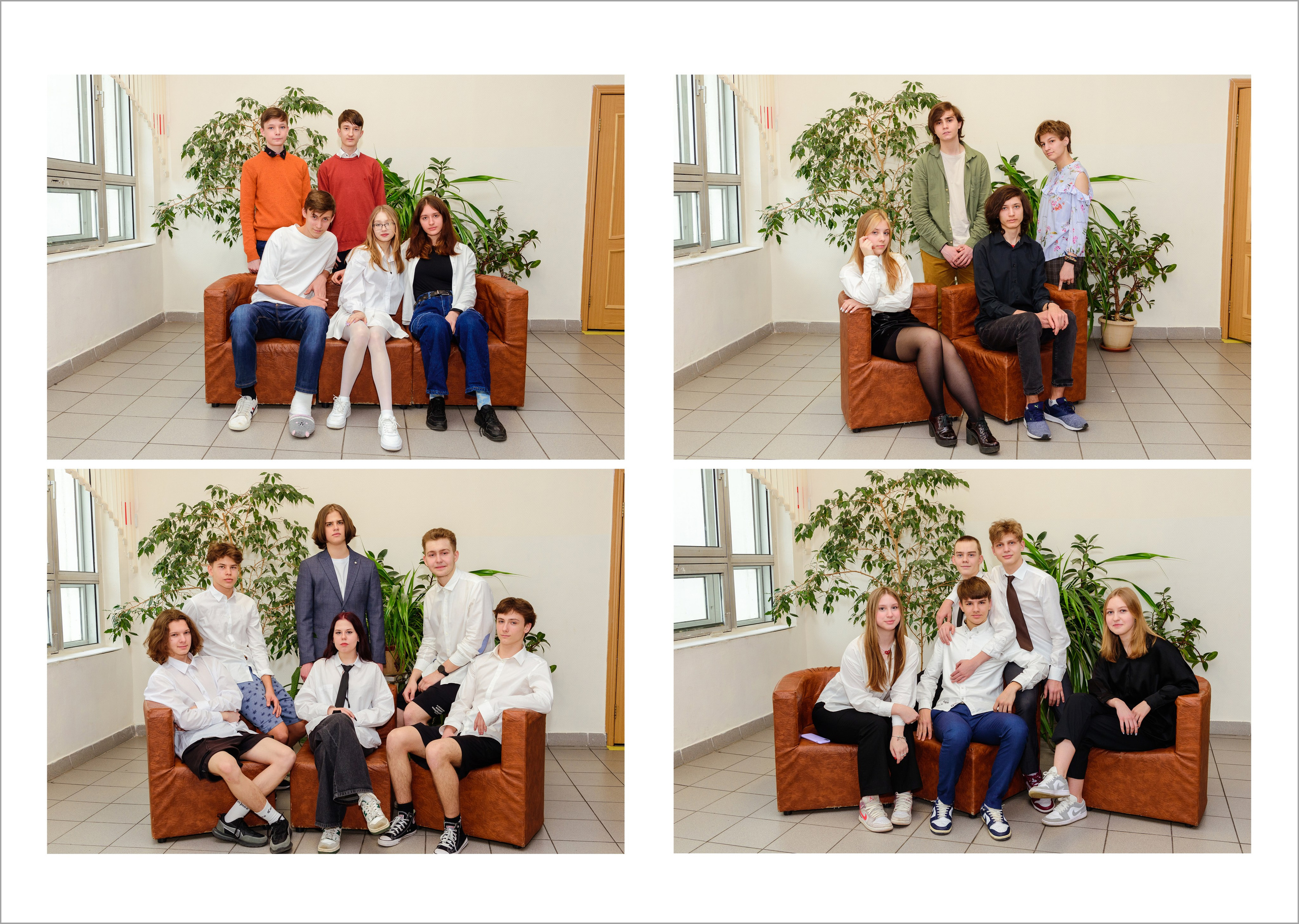 групповые фотографии учеников класса