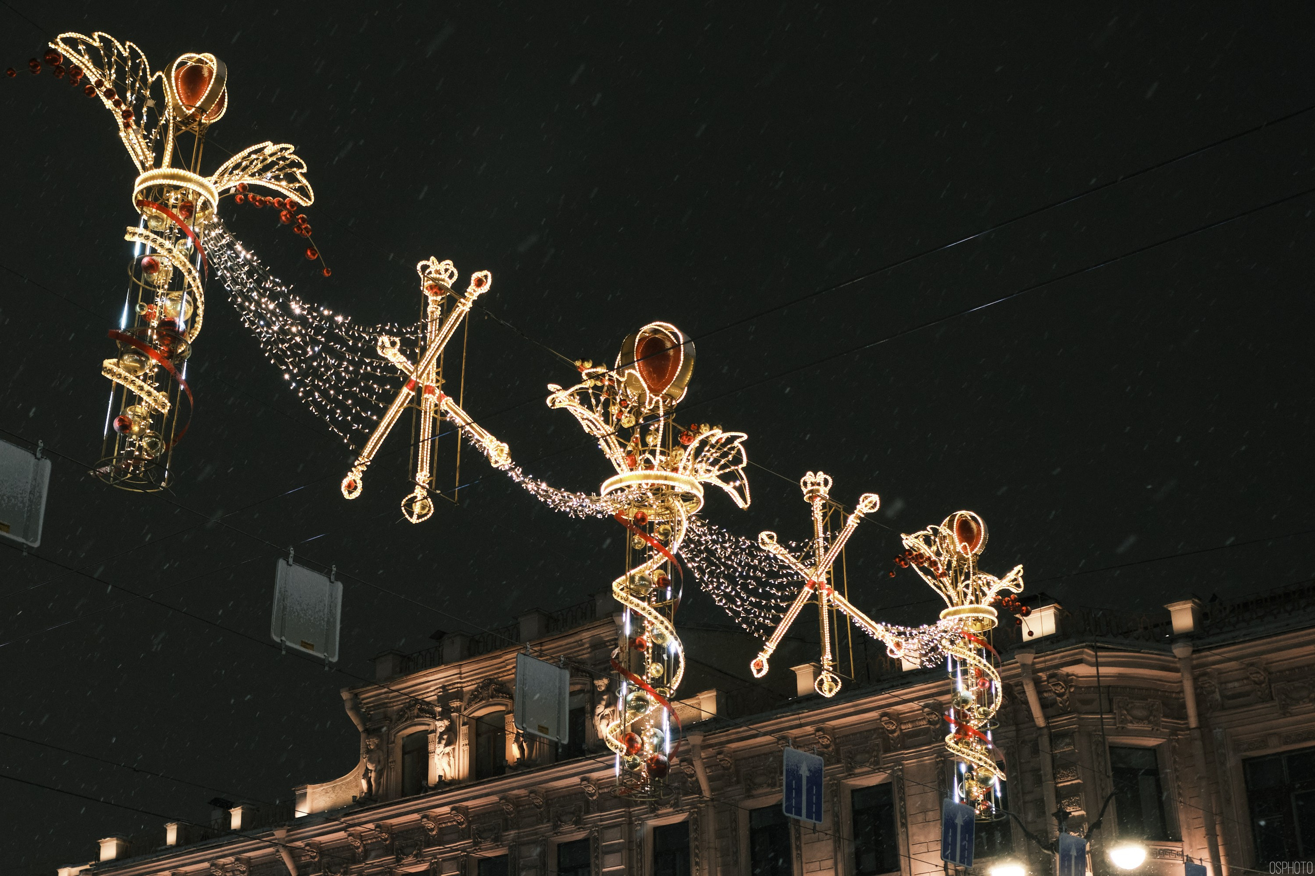 Снег и туман в Санкт-Петербурге. Фотографъ Сергѣевъ. Поймать мгновеніе