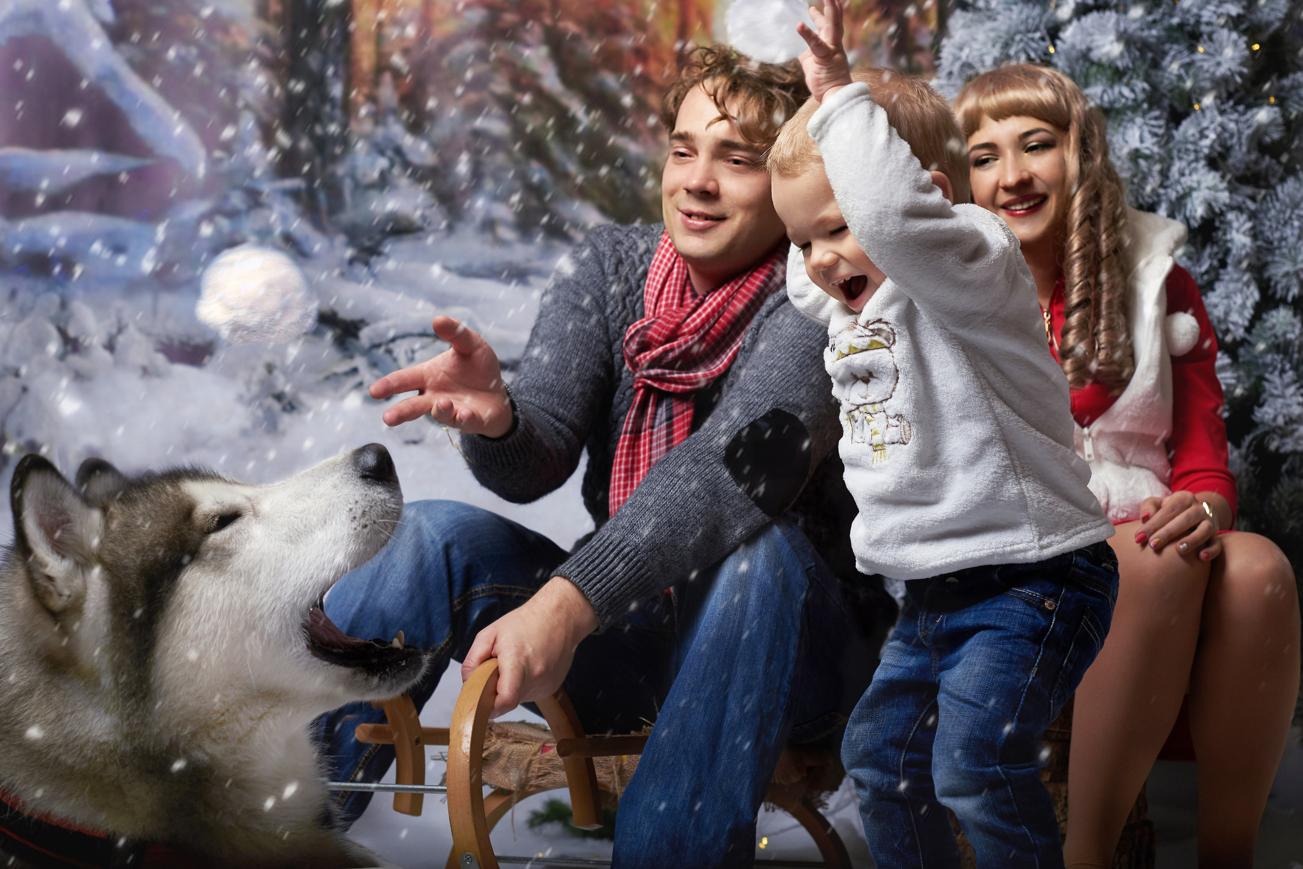 Новогодняя фотосессия семейная в Самаре. Идеи и образы для съёмки ребёнка