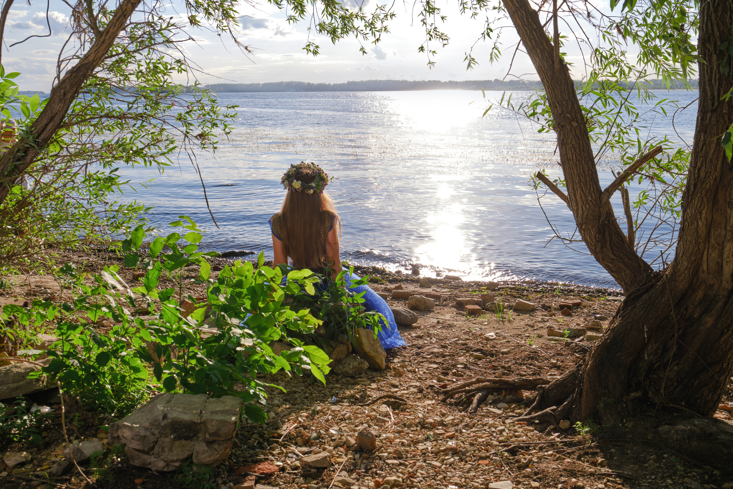 Детская фотосессия на природе летом