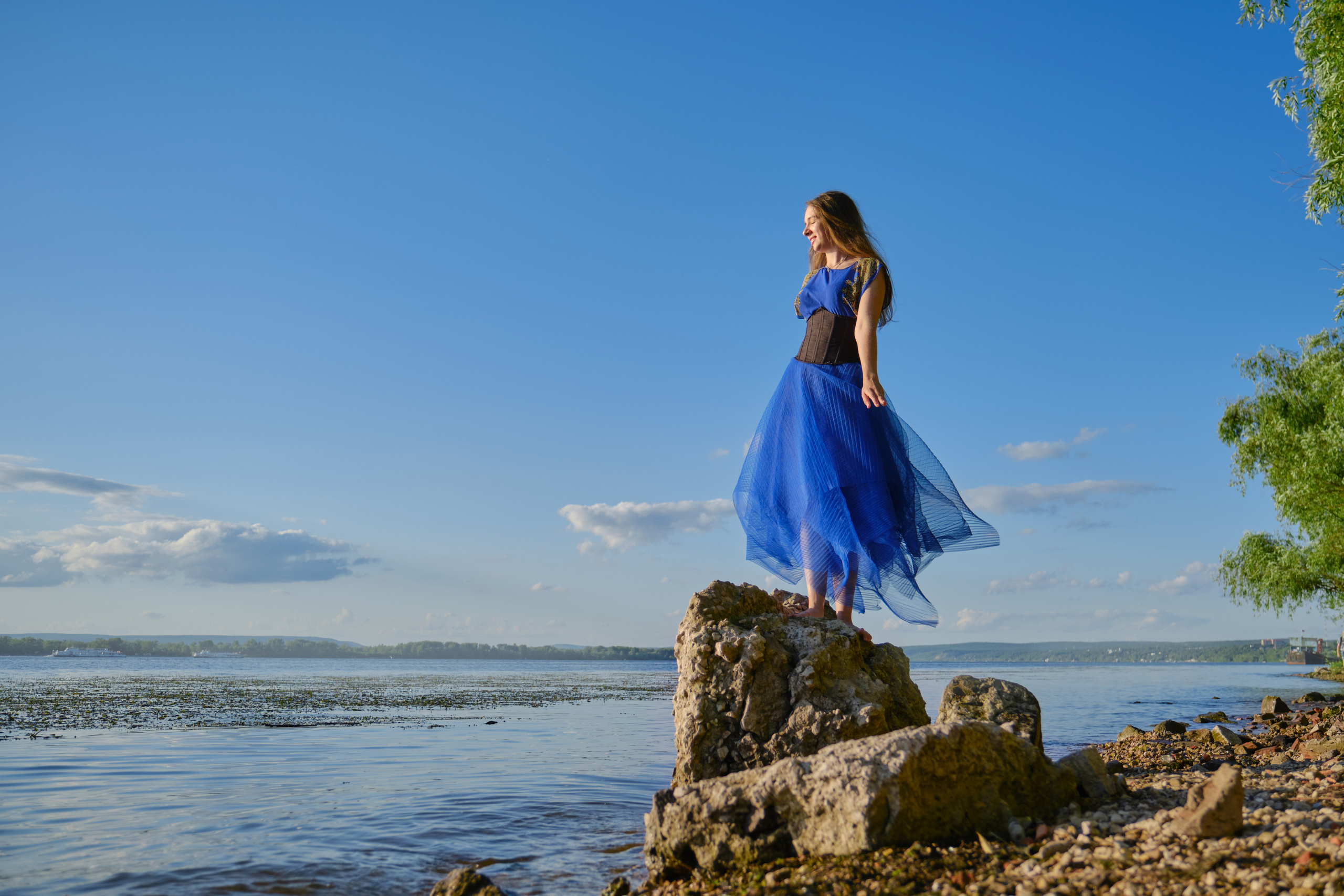 Детская фотосессия на природе летом