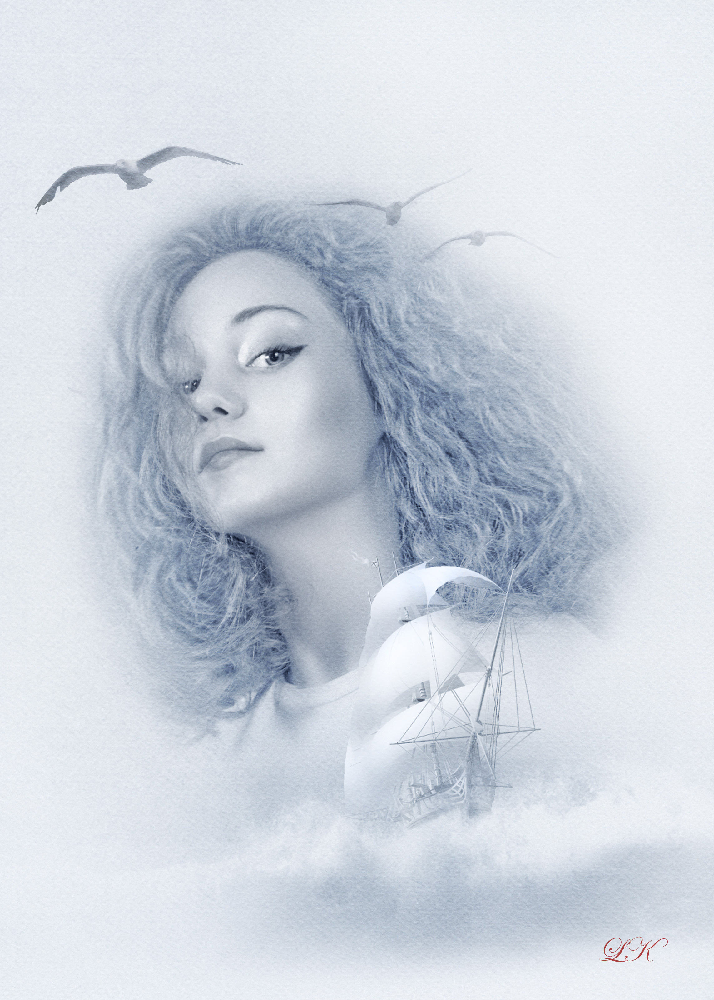 Тающий портрет