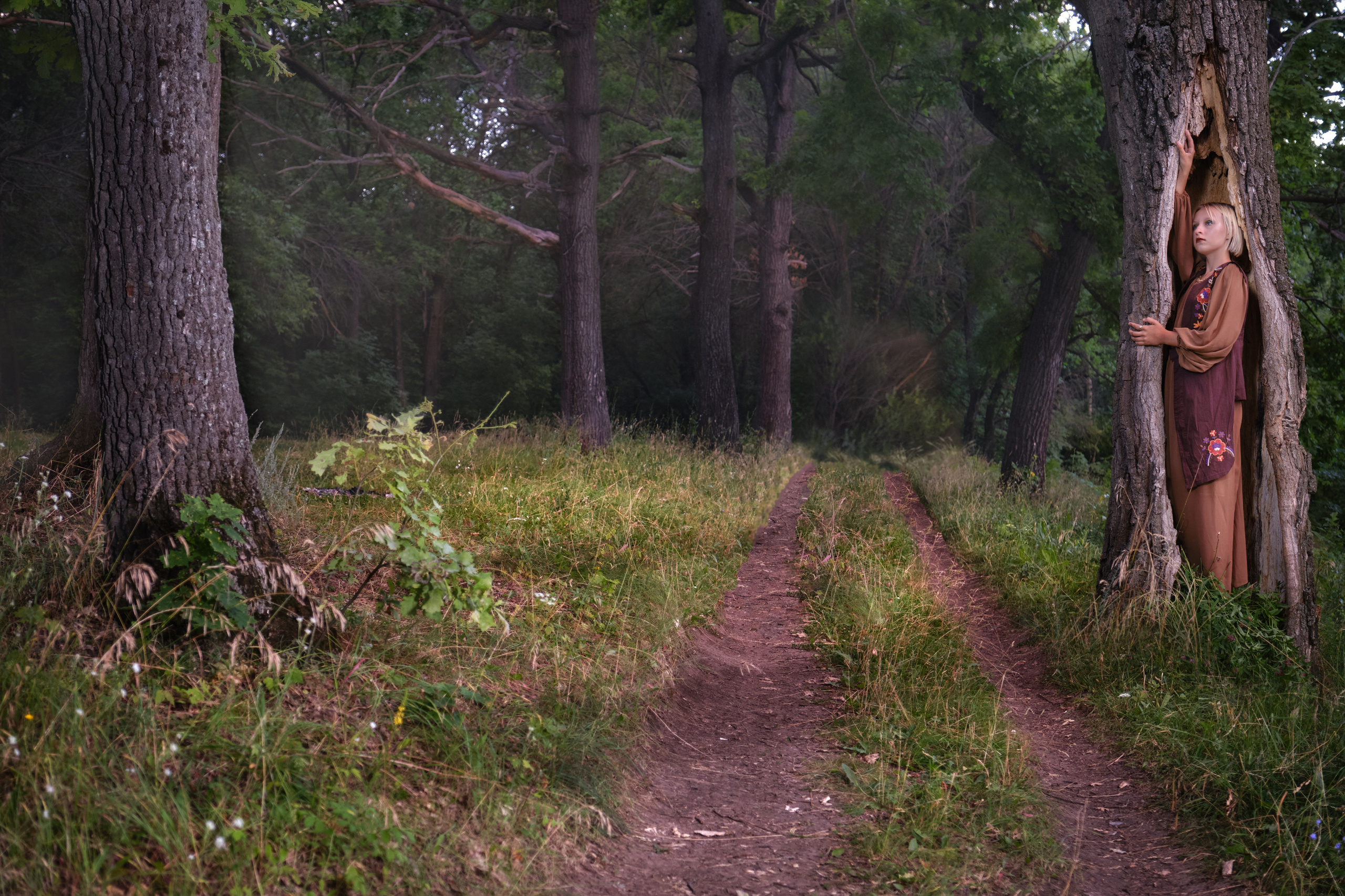 Детская фотосессия на природе летом