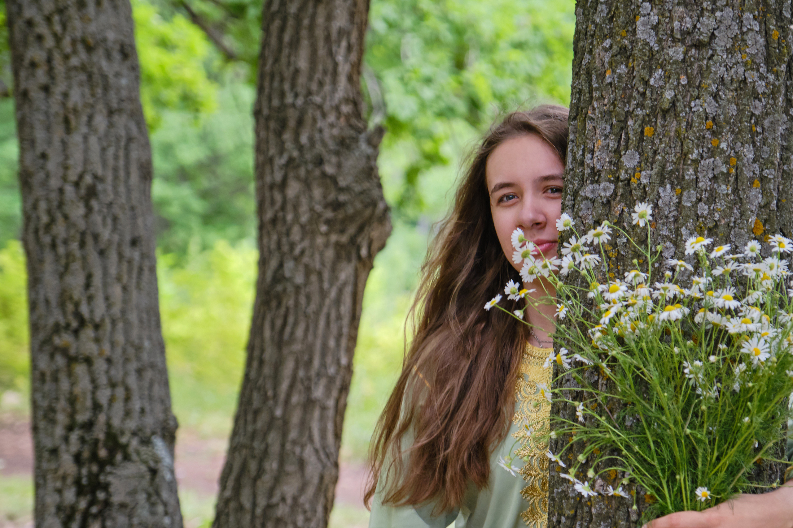 Детская фотосессия на природе летом