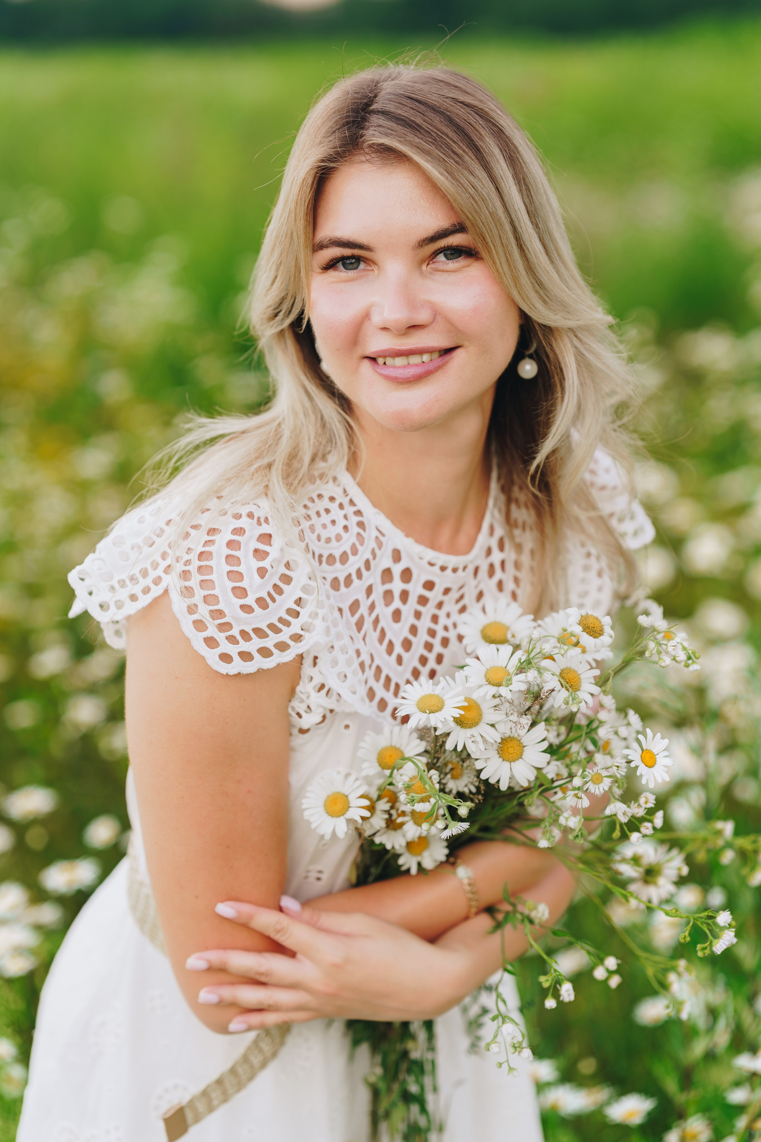 Елена, Богослово, ромашковое поле. Наталья Дукалова фотограф Щелково Королев Пушкино Москва Балашиха