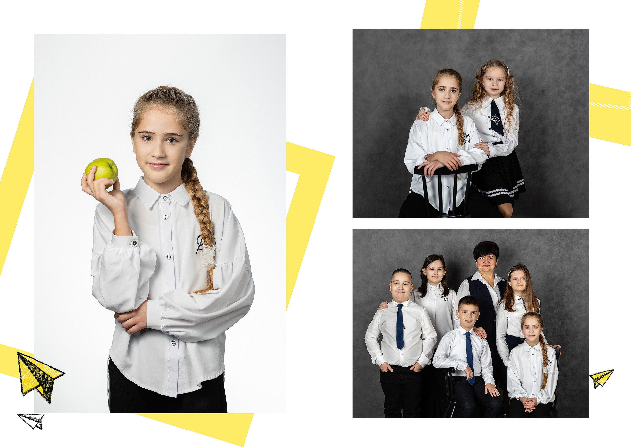 3-разворота. Студия детской игровой фотографии COLOUR