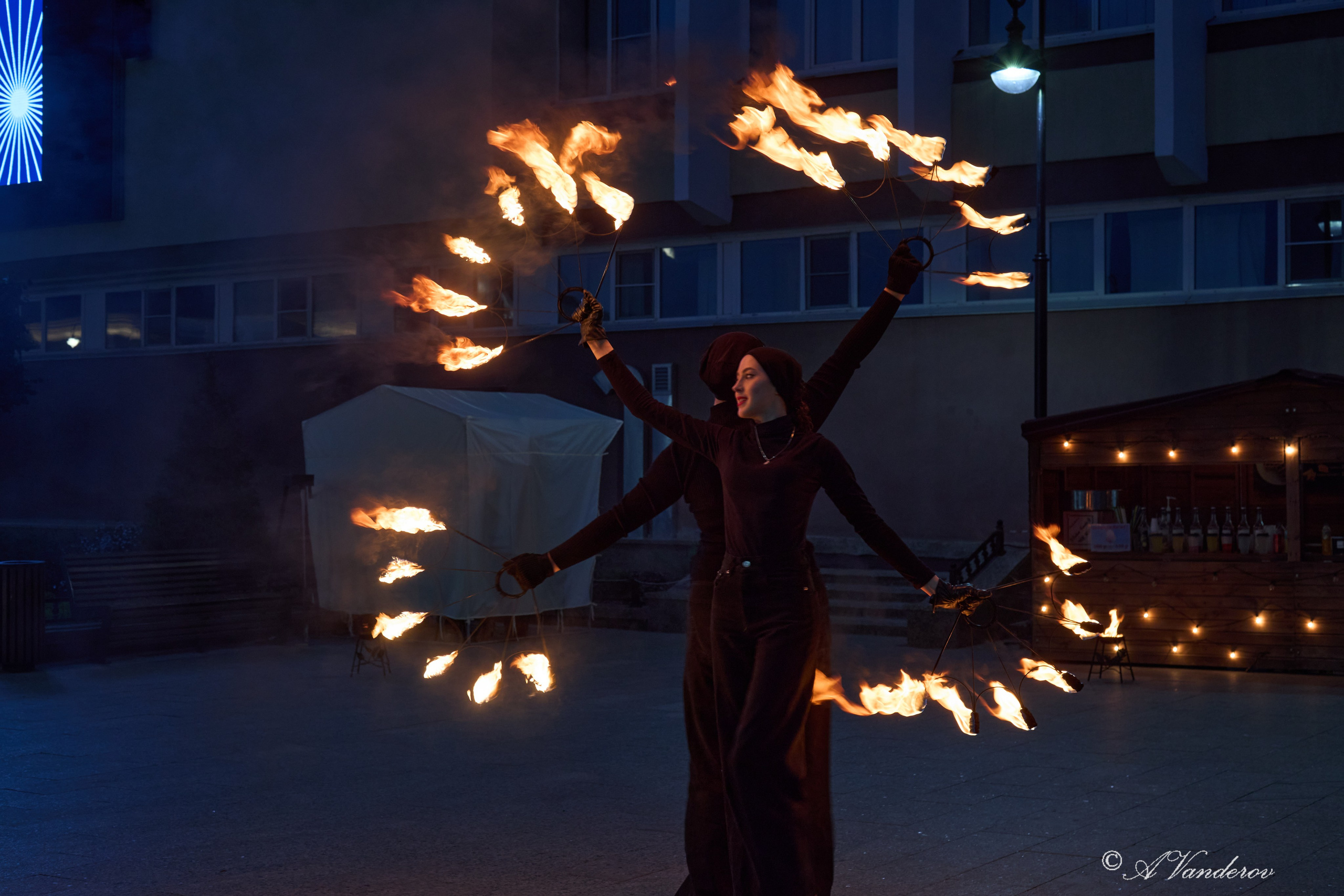Огненное шоу день города Омск. Фотограф Омск | Александр Вандеров