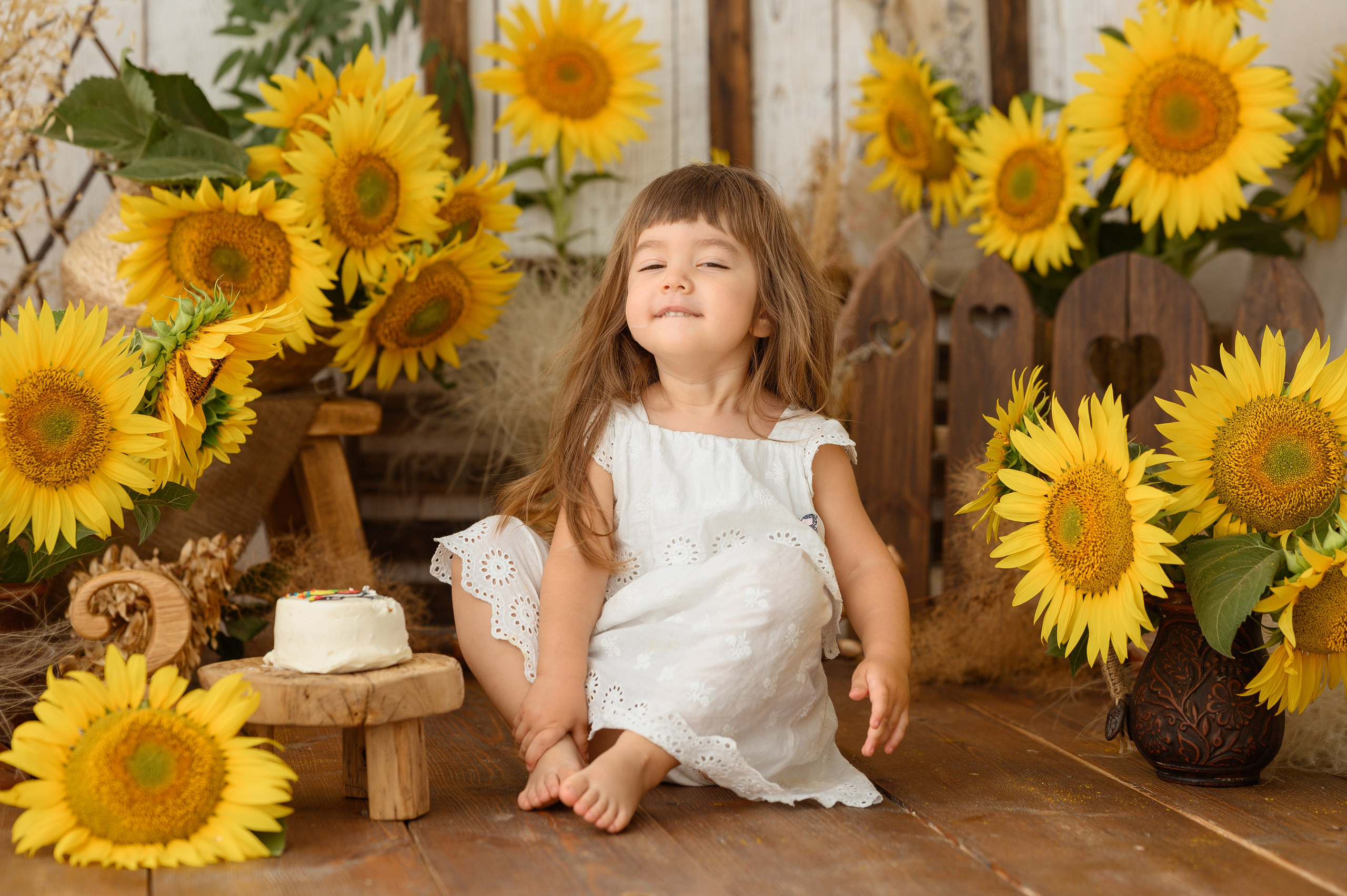 Альмина и подсолнухи. Детский и семейный фотограф Ирина Гладких