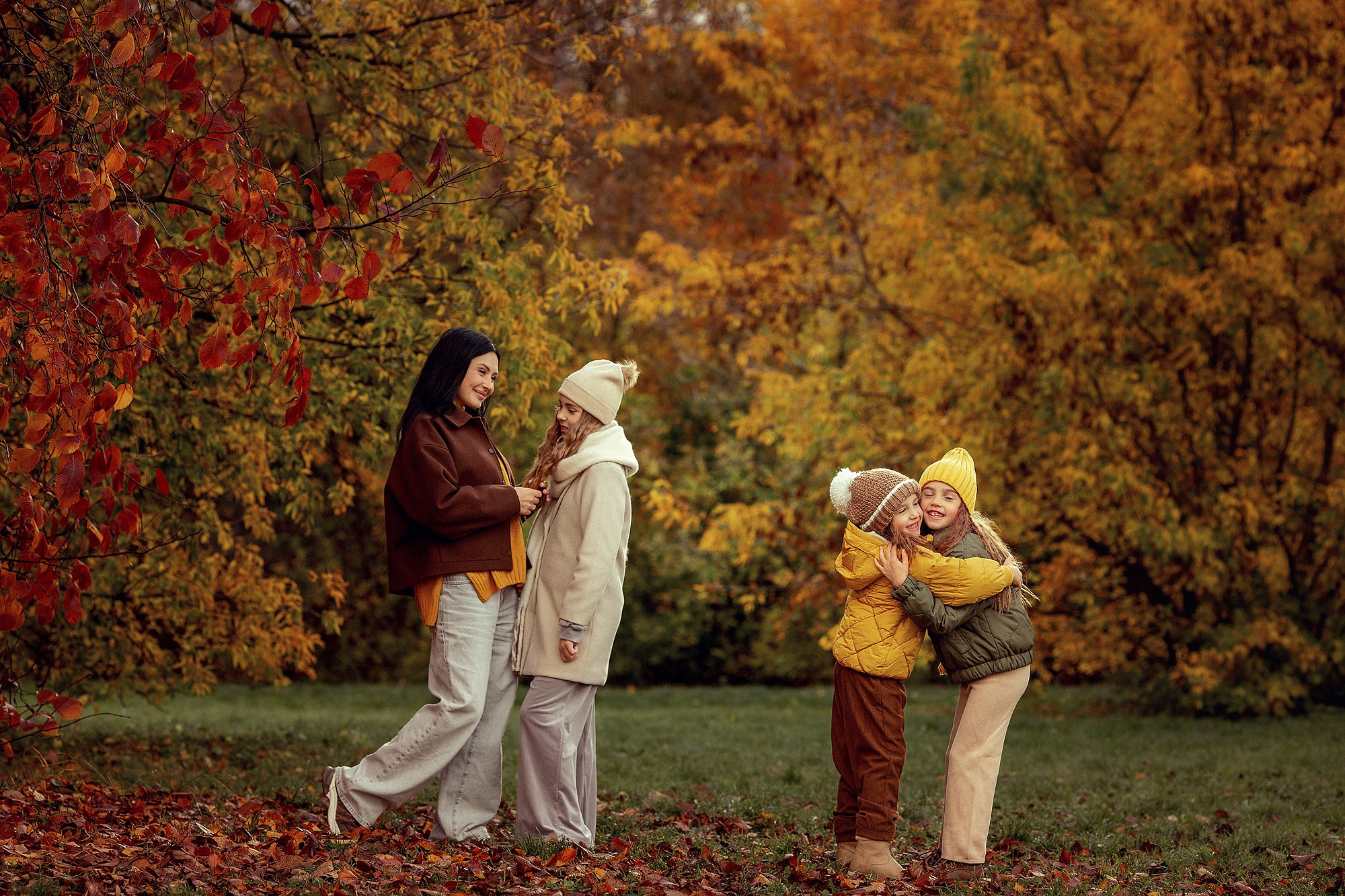 Самая настоящая осенне-золотая семейная съемка. Tatyana Nadezhdina Family photographer