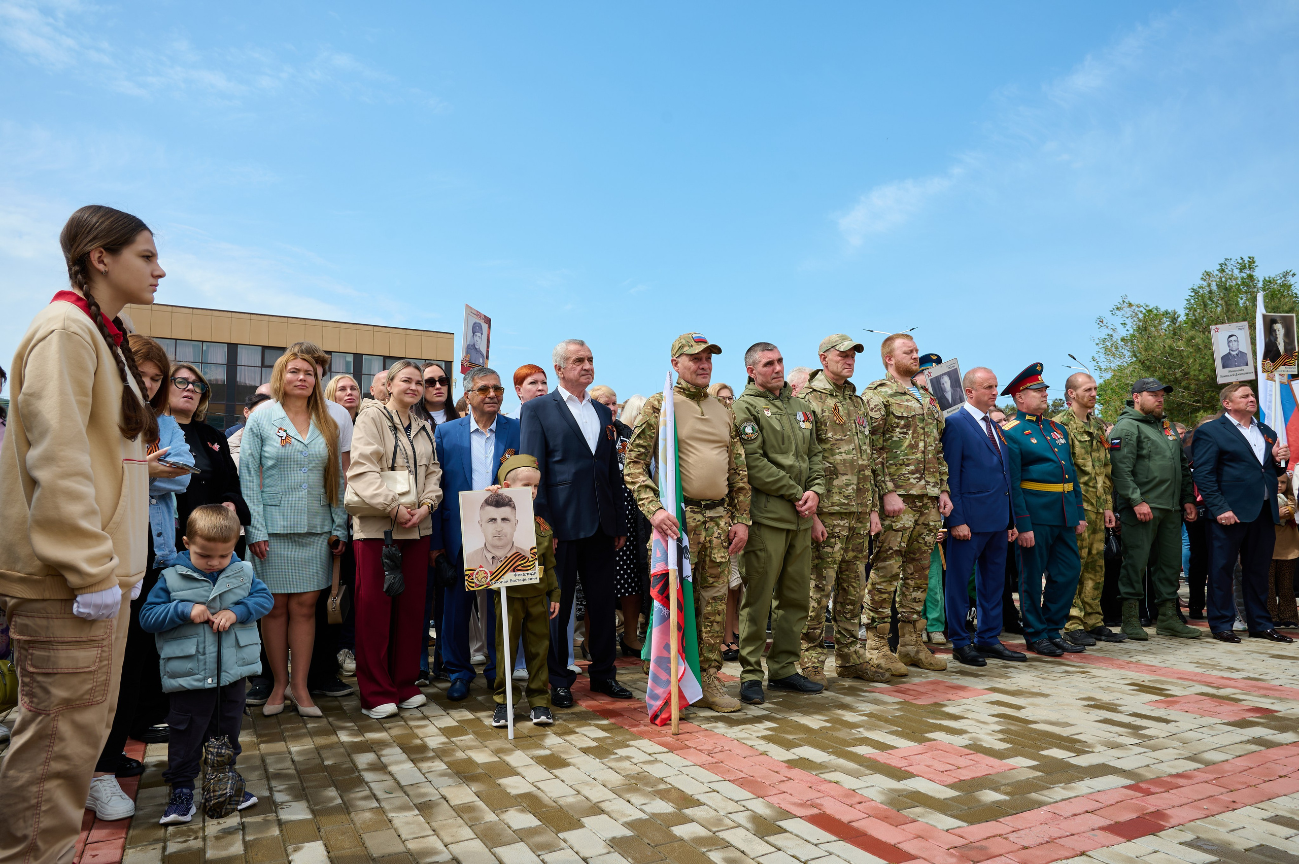 Митинг 9 мая. Кабардинка. Жизнь курорта Кабардинка в фотографиях