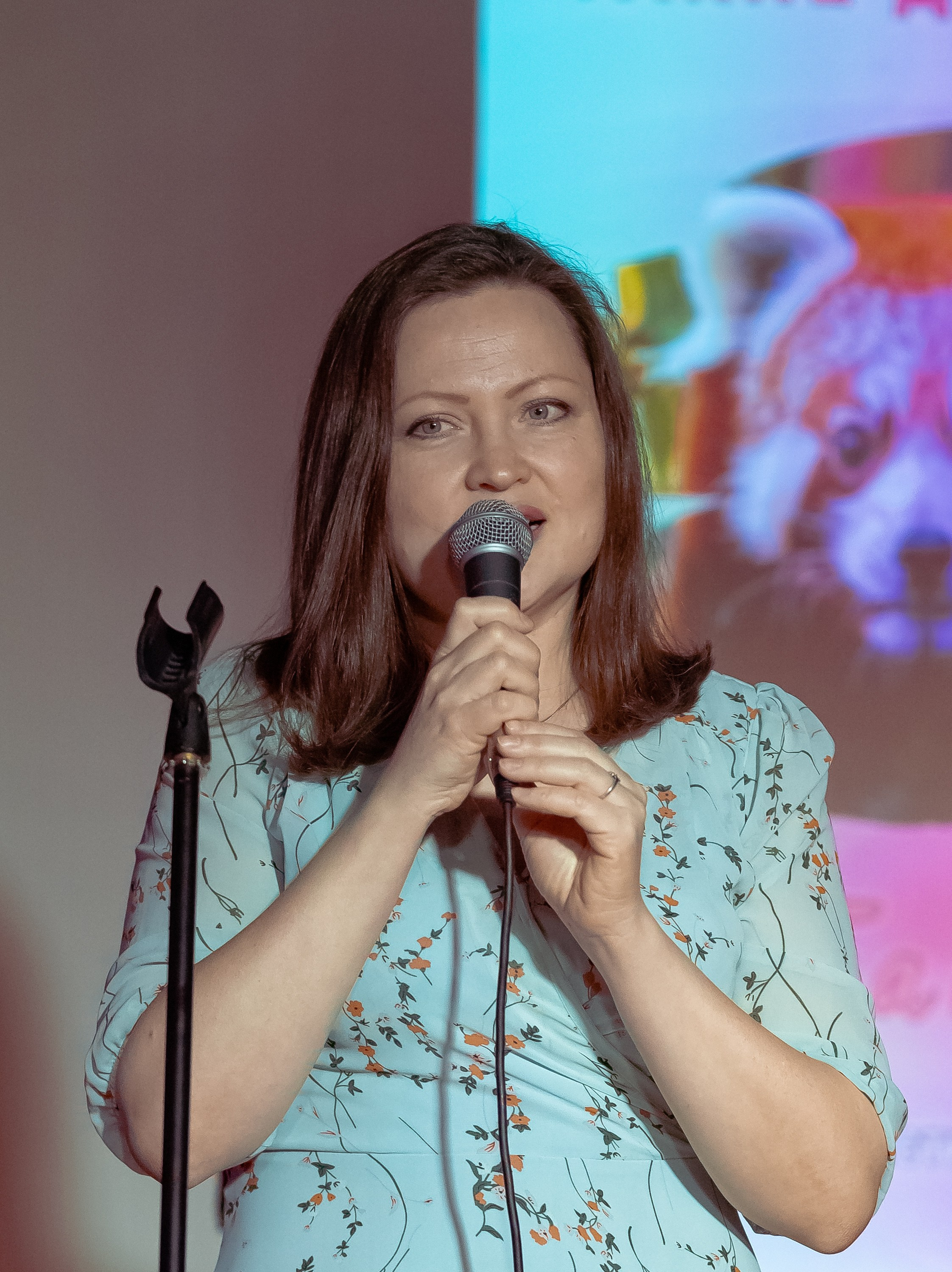 Репортажные фотографии творческого вечера Такие дела, Панда