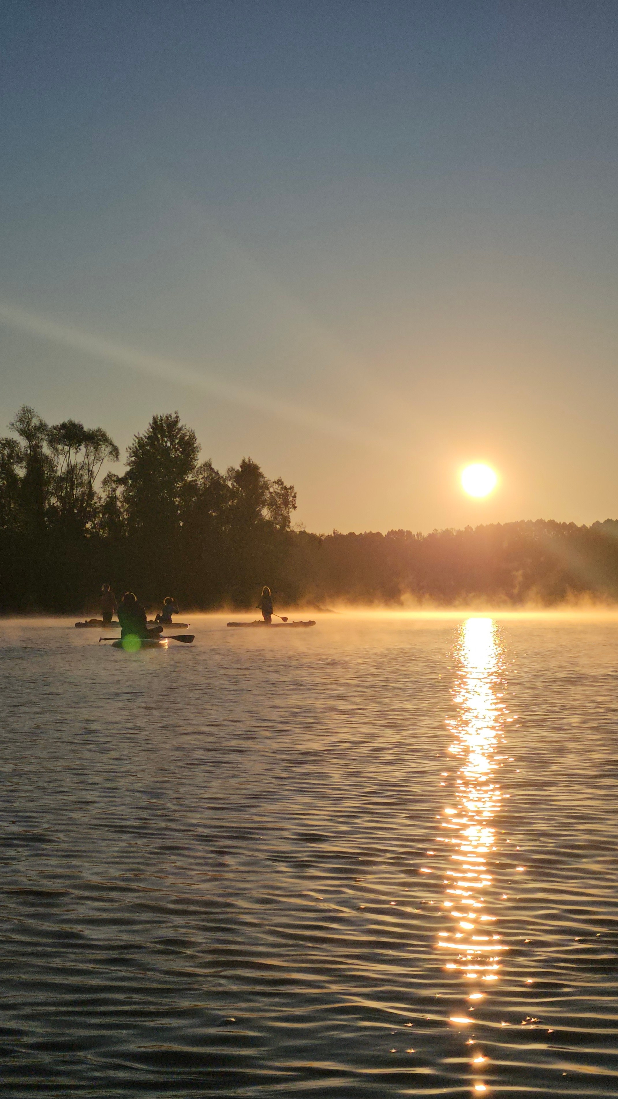 Рассвет на сапах в Сипайловских карьерах