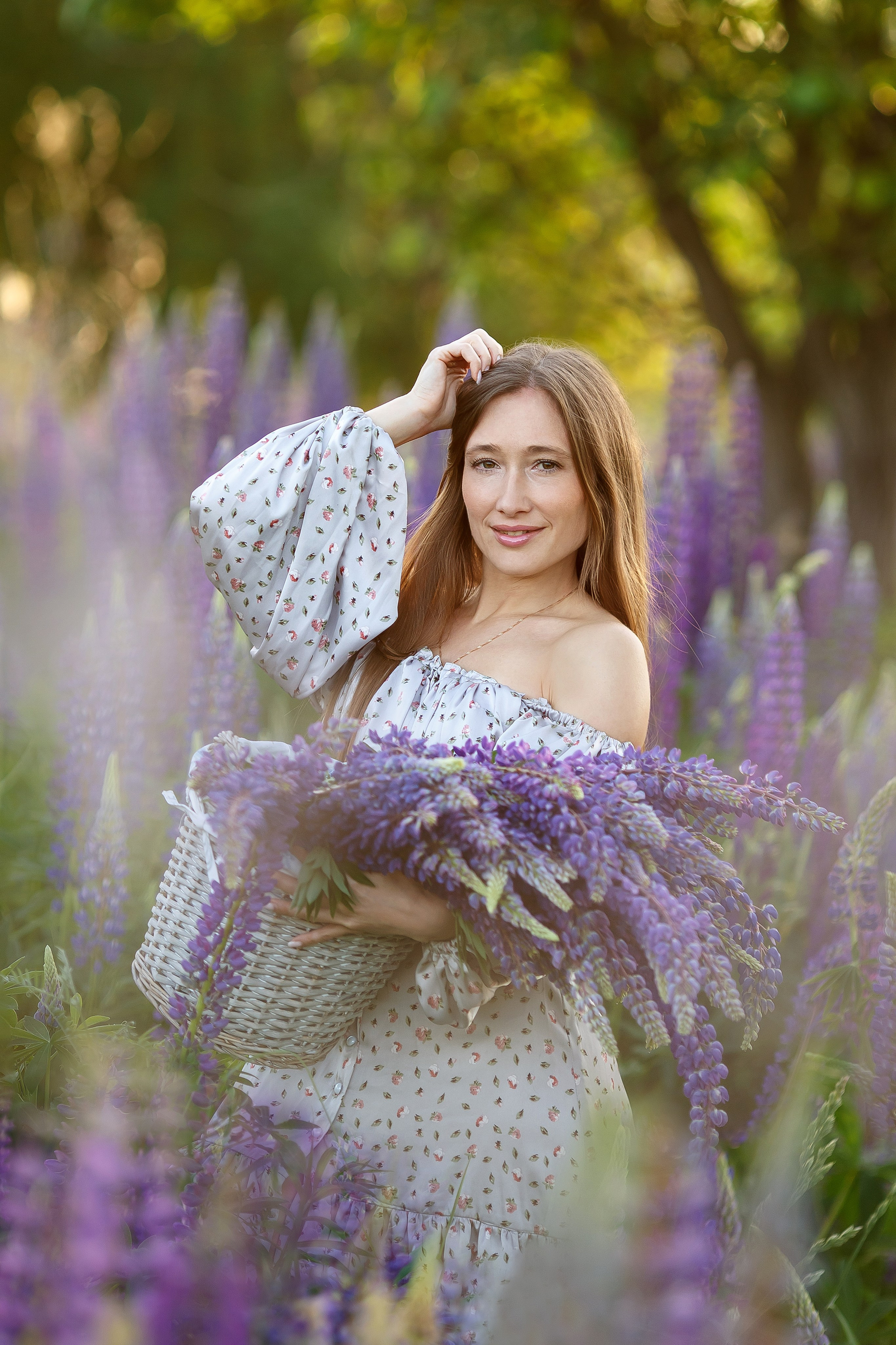 Съемки с люпинами. Семейный фотограф в Брянске Александра Щербакова