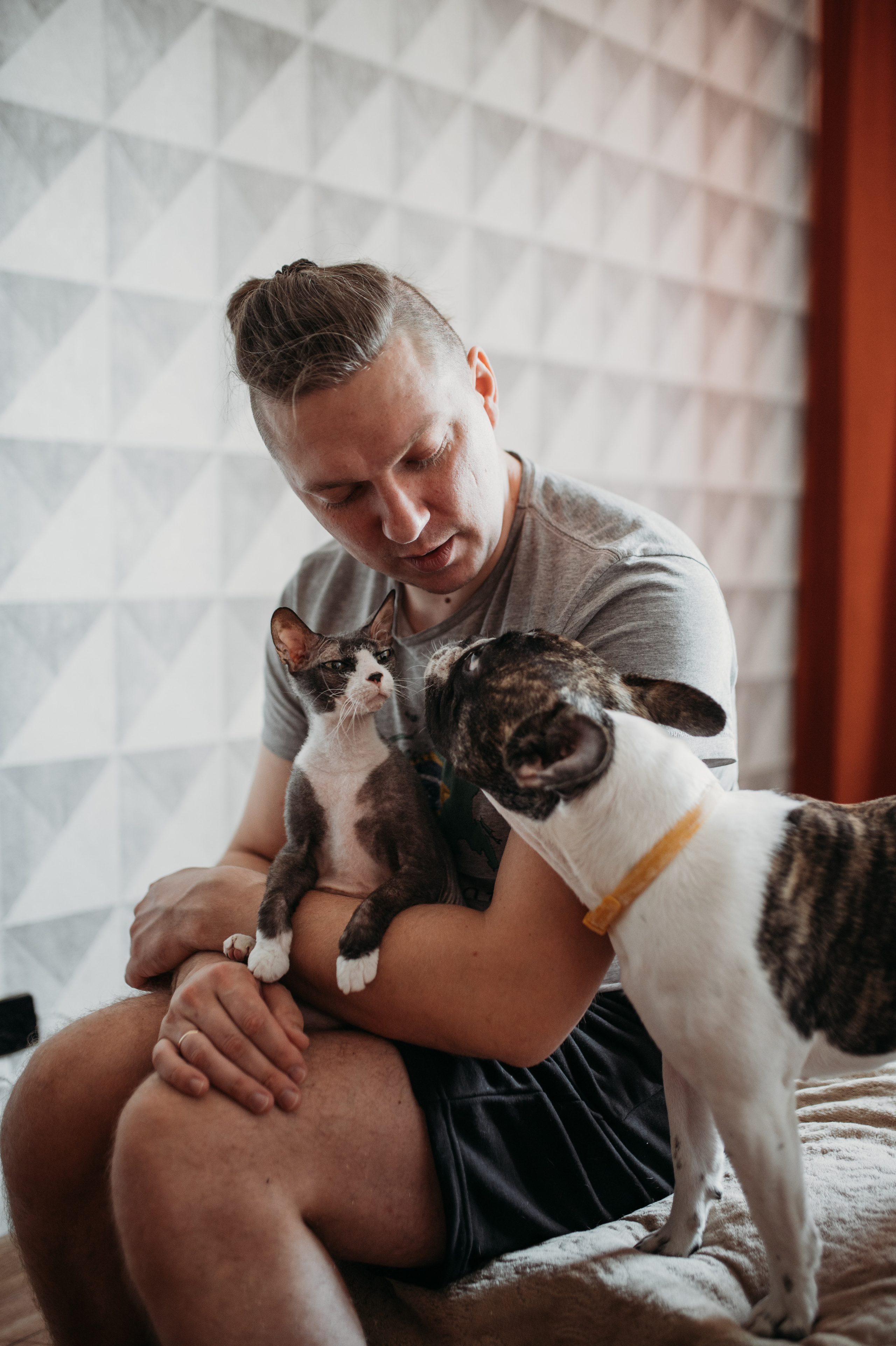 Домашняя съемка Катя, Паша и компания). Фотограф Нижний Новгород Екатерина Кукленкова