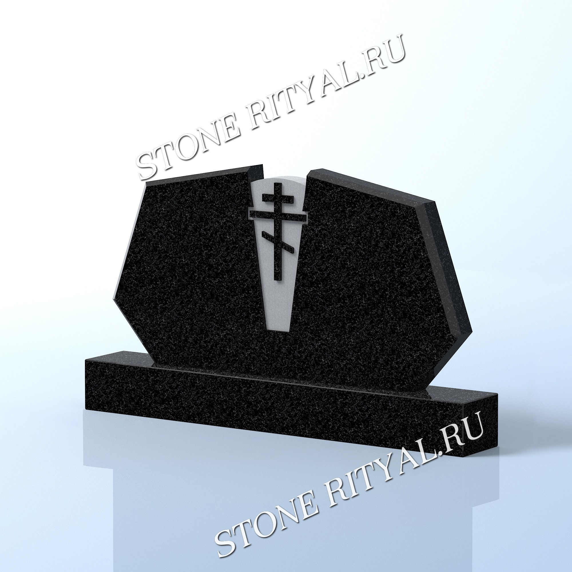 Горизонтальные памятники. Изготовление и установка памятников в Москве и МО