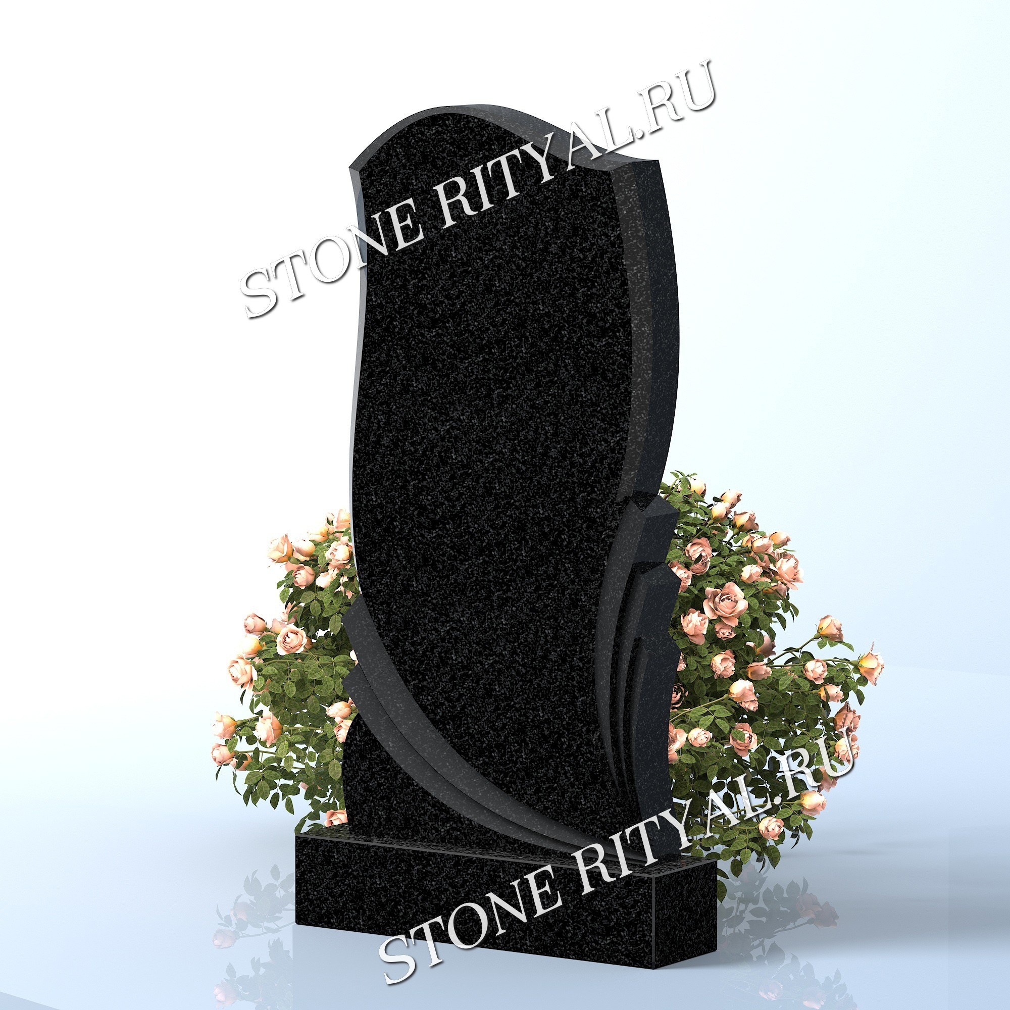 Вертикальные памятники прямые. Изготовление и установка памятников в Москве и МО