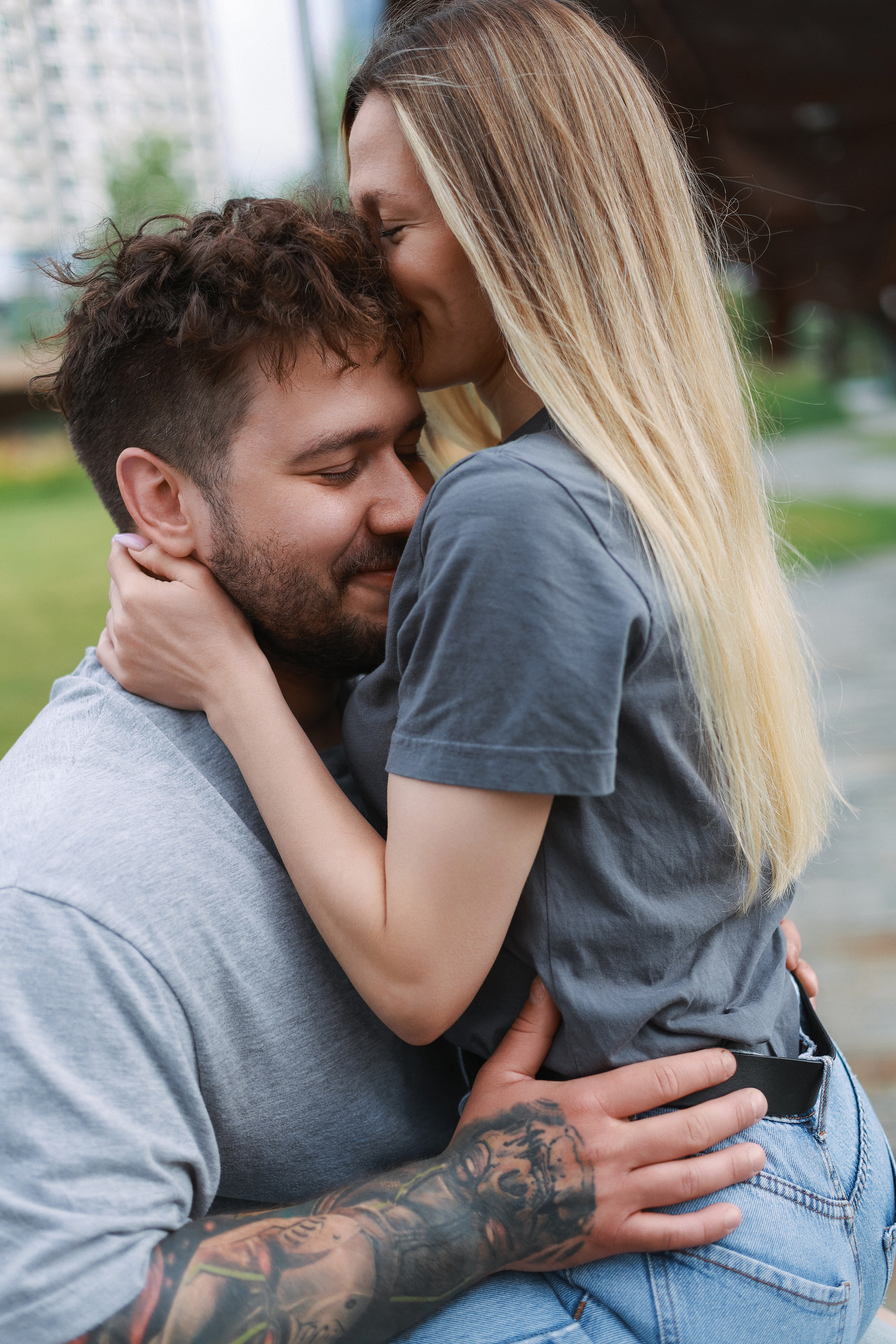 Lovestory Лёша & Аня, Веня & Бармалей в Тюфелевой Роще. Портретный и семейный фотограф в Москве Мария Рослякова